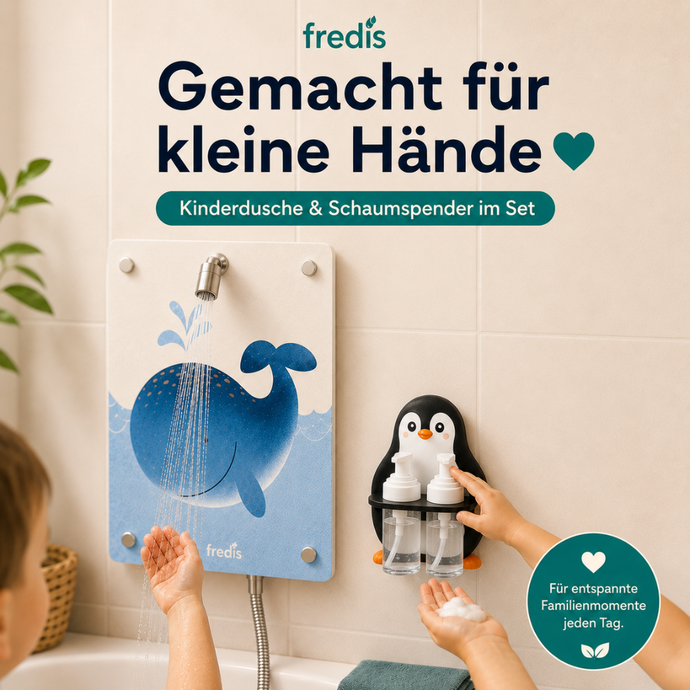 Kinderdusche inkl. Schaumspender