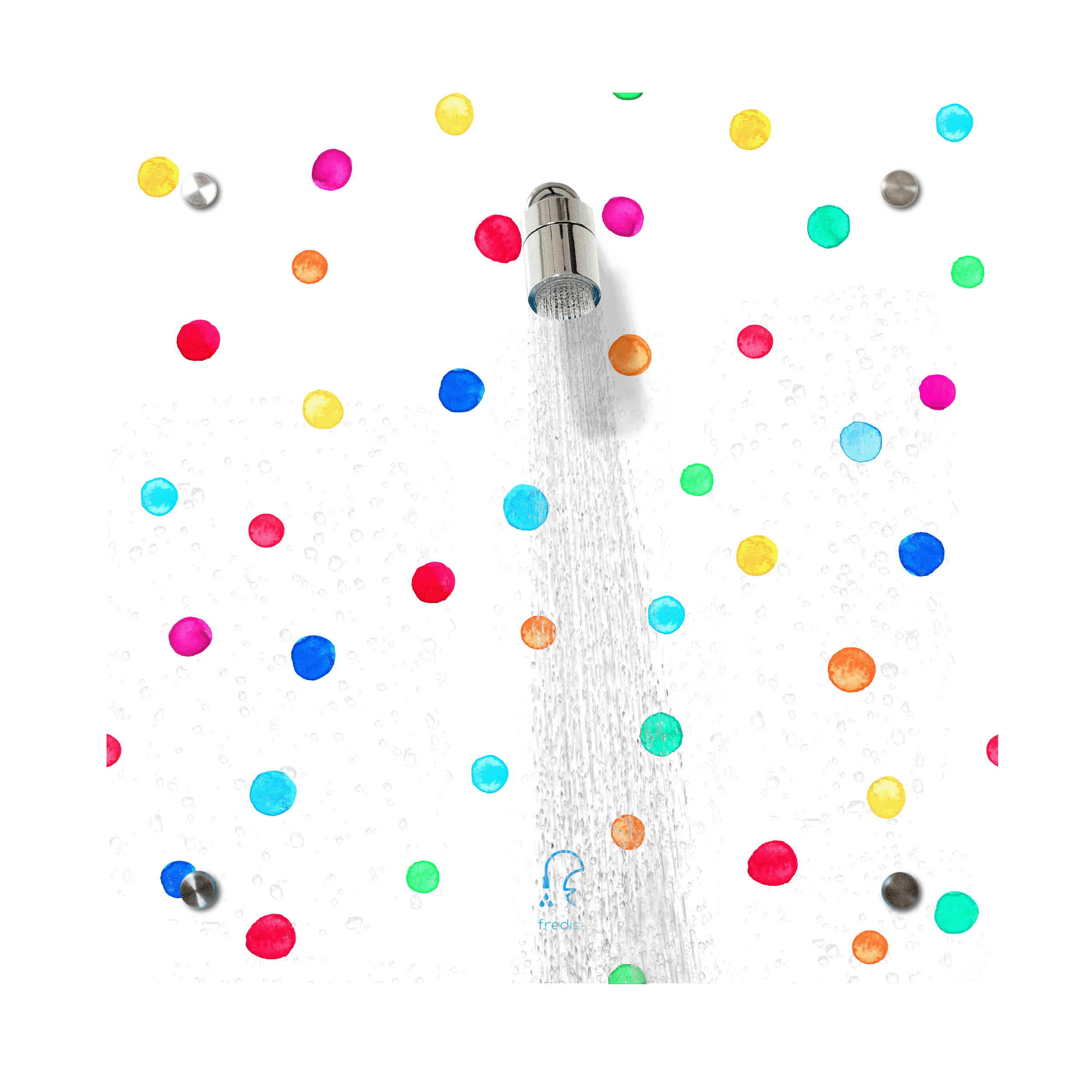 Kinderdusche Farbperlen & Wechselmotiv