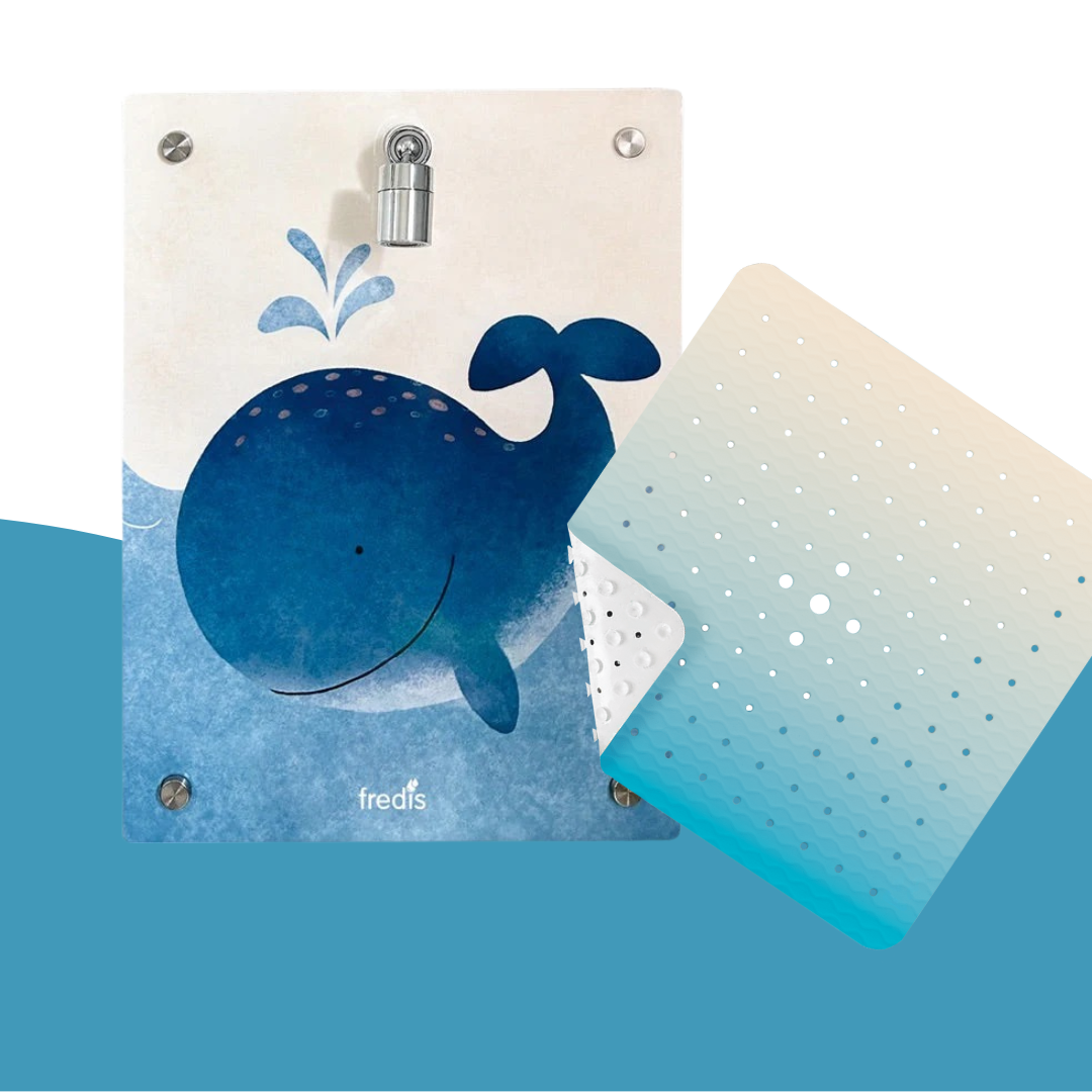 Kinderdusche mit Anti-Rutschmatte