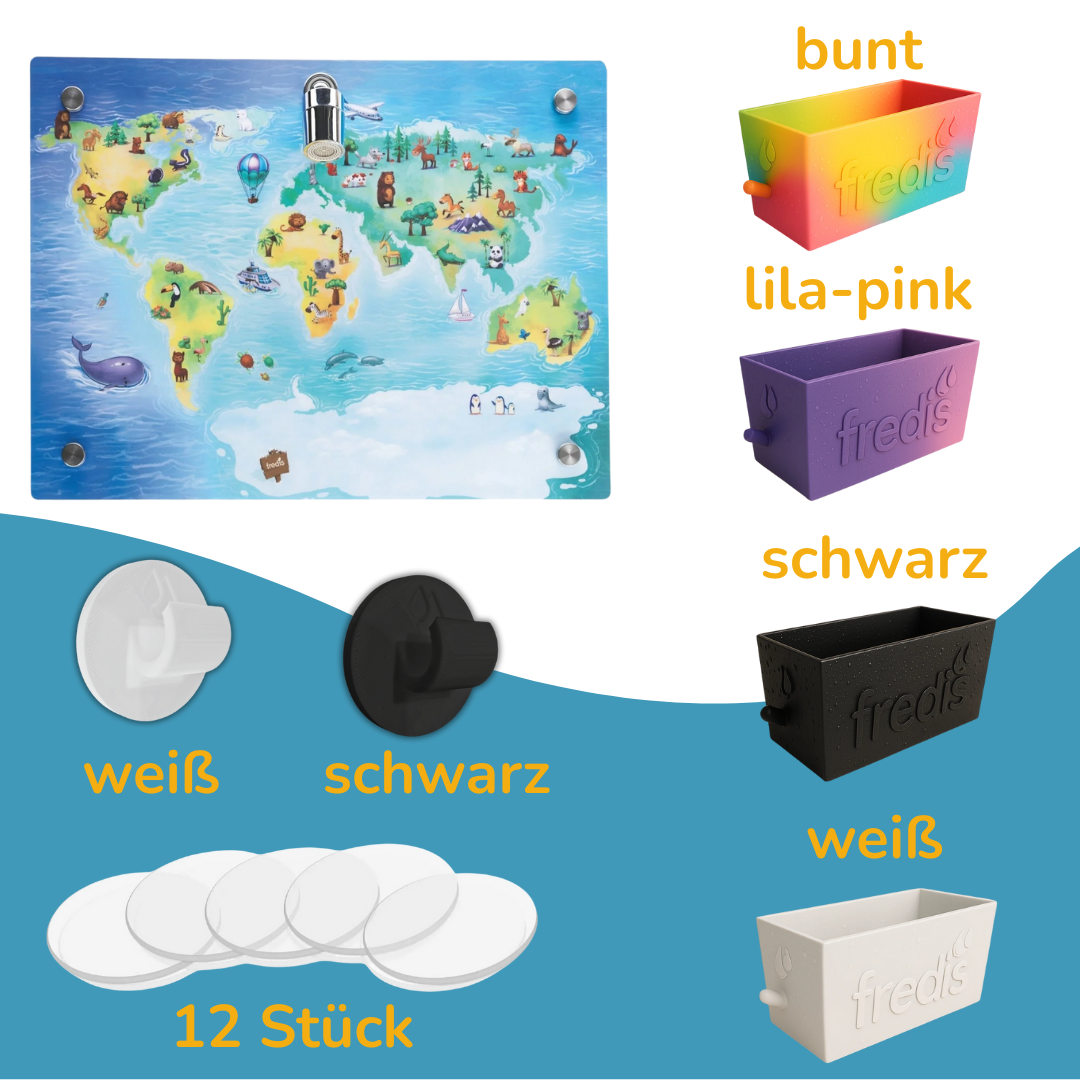 Kinderdusche mit Ordnungs-Set