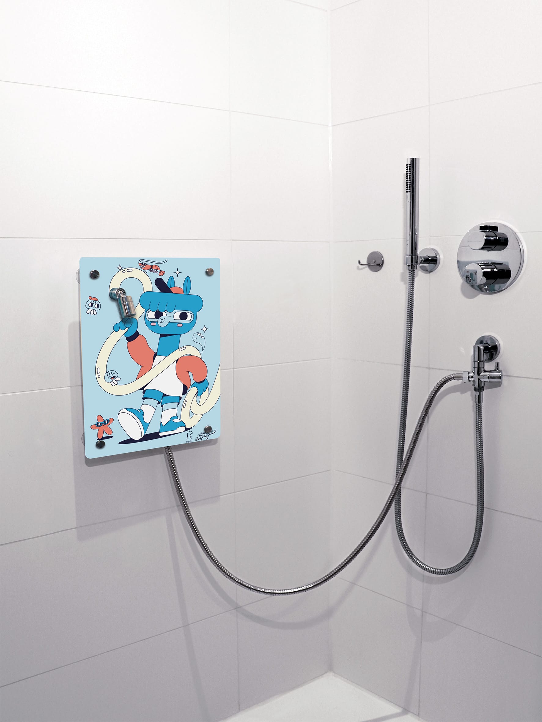Kinderdusche Alpagua & Wechselmotiv