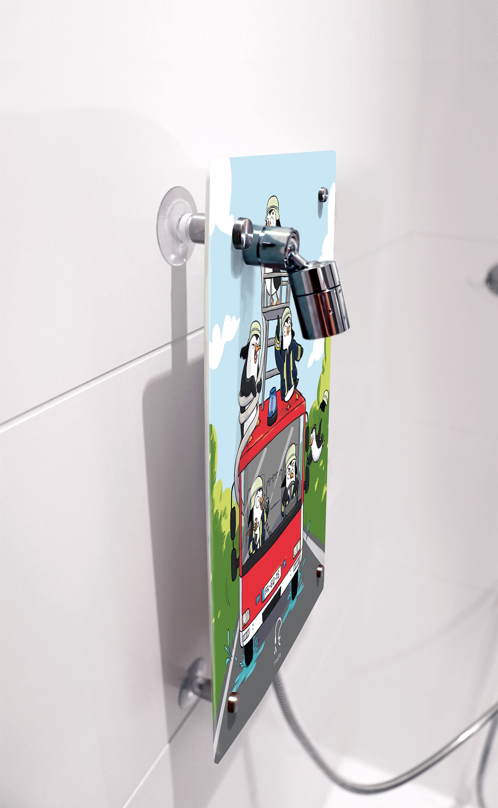 Kinderdusche Feuerwehr & Wechselmotiv