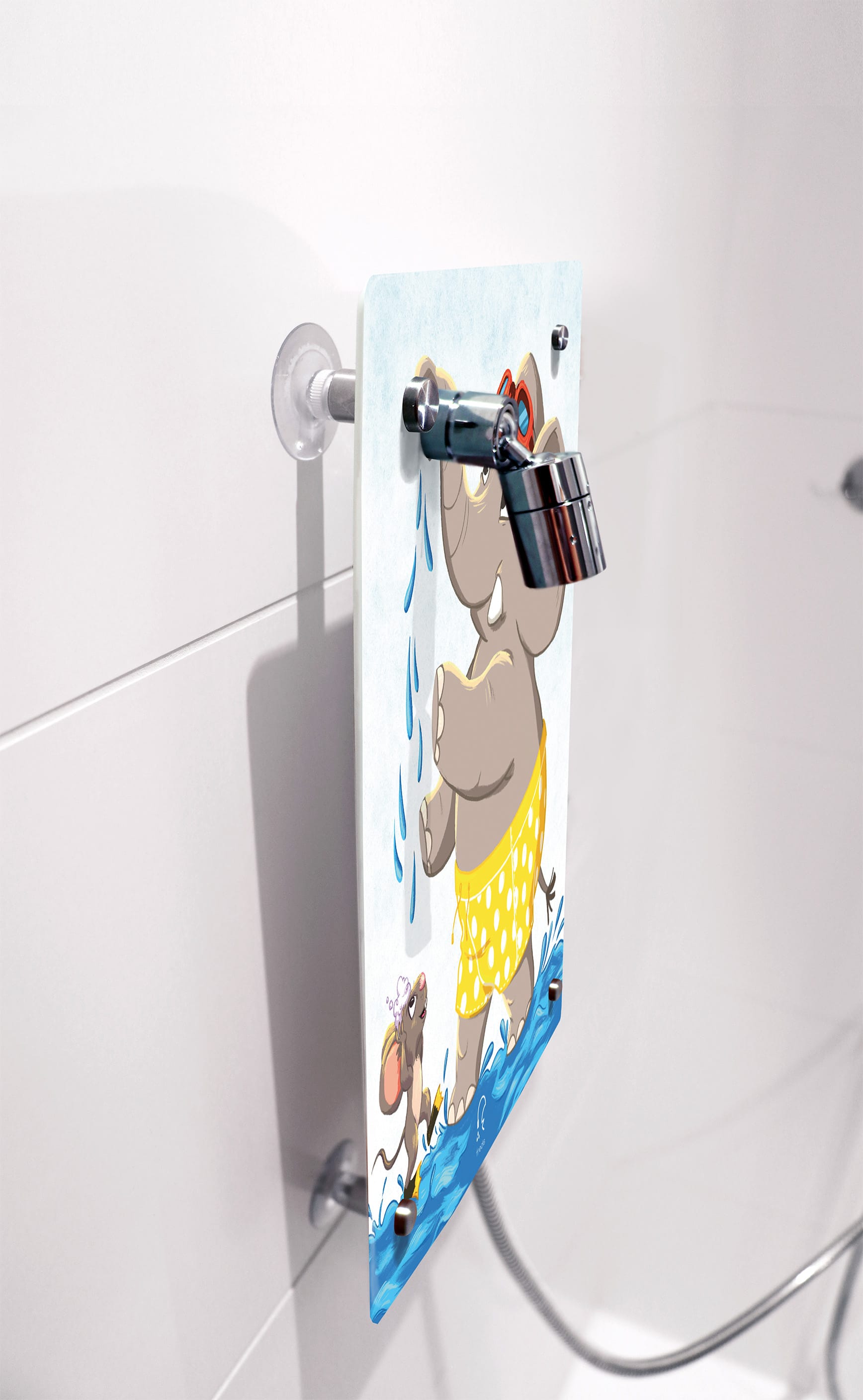 Kinderdusche Elefant und Maus & Wechselmotiv