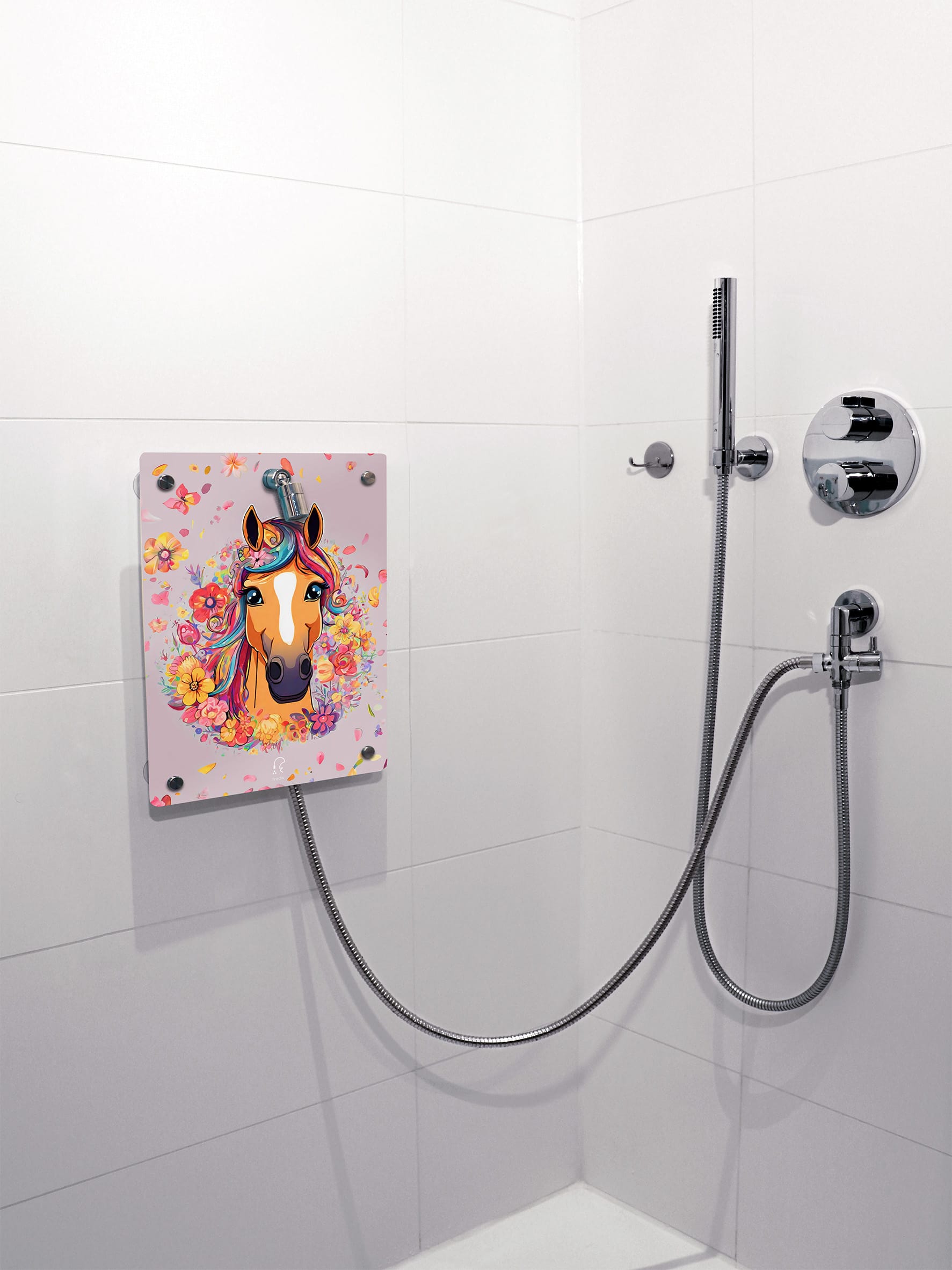 Kinderdusche Pferdchen & Wechselmotiv