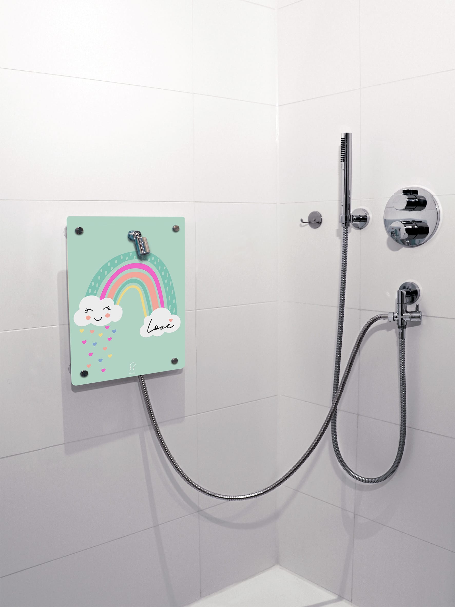 Kinderdusche Regenbogen & Wechselmotiv