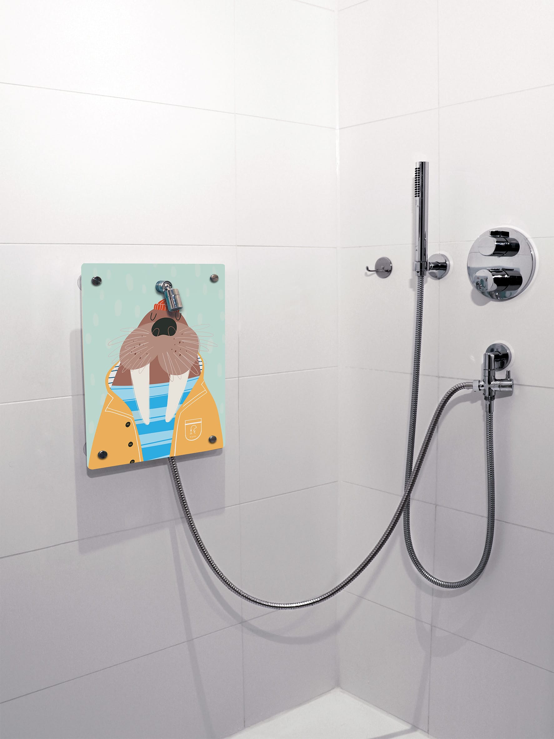 Kinderdusche Walross & Wechselmotiv