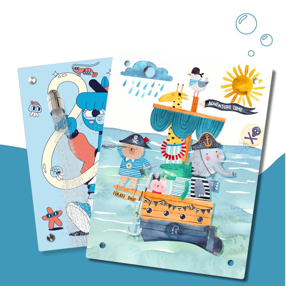 Kinderdusche Alpagua & Wechselmotiv