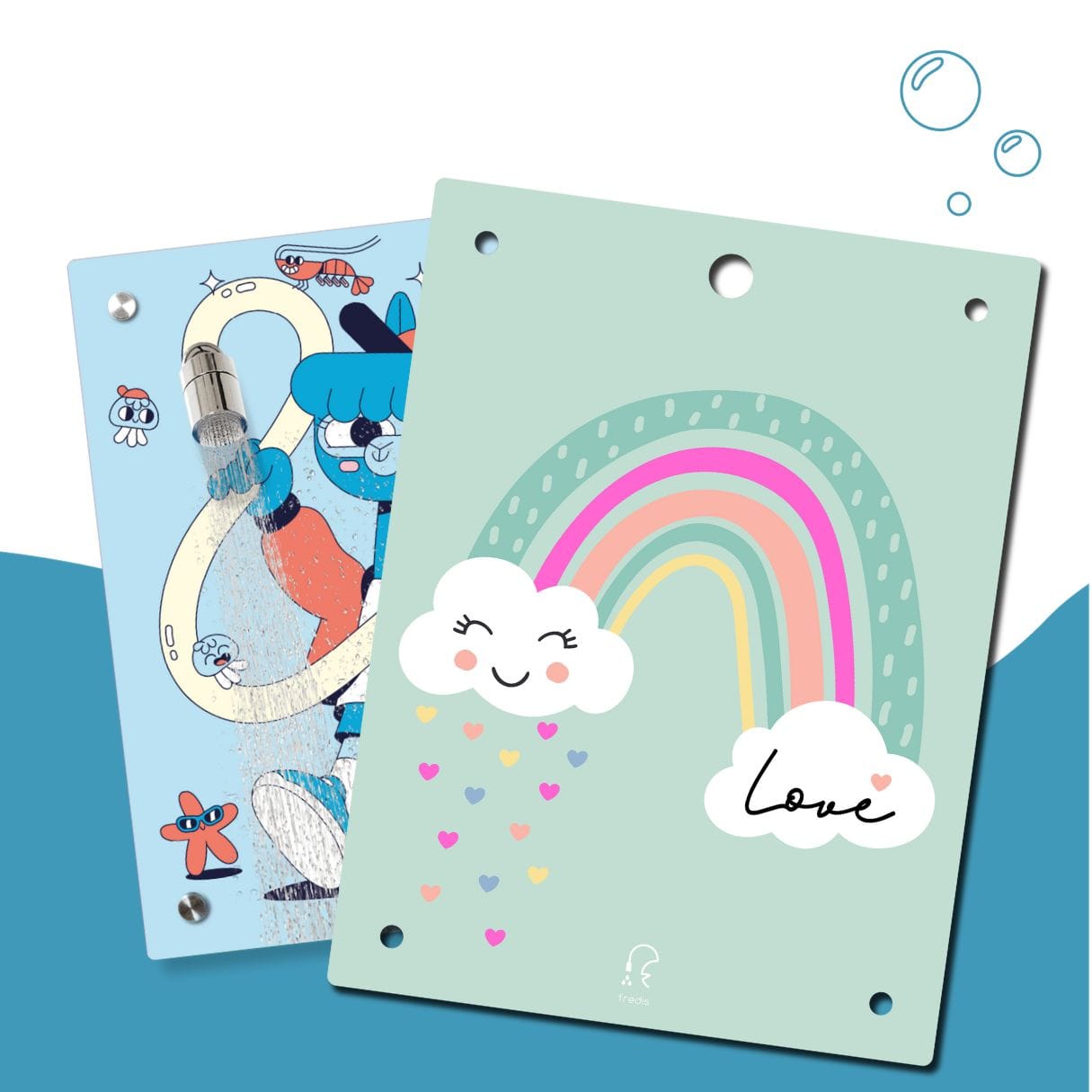 Kinderdusche Alpagua & Wechselmotiv