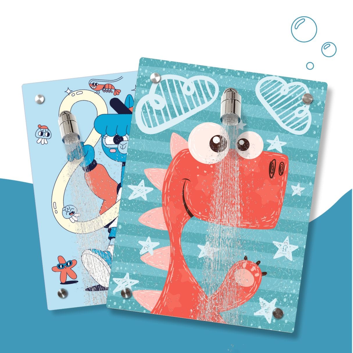 Kinderdusche Alpagua & Wechselmotiv