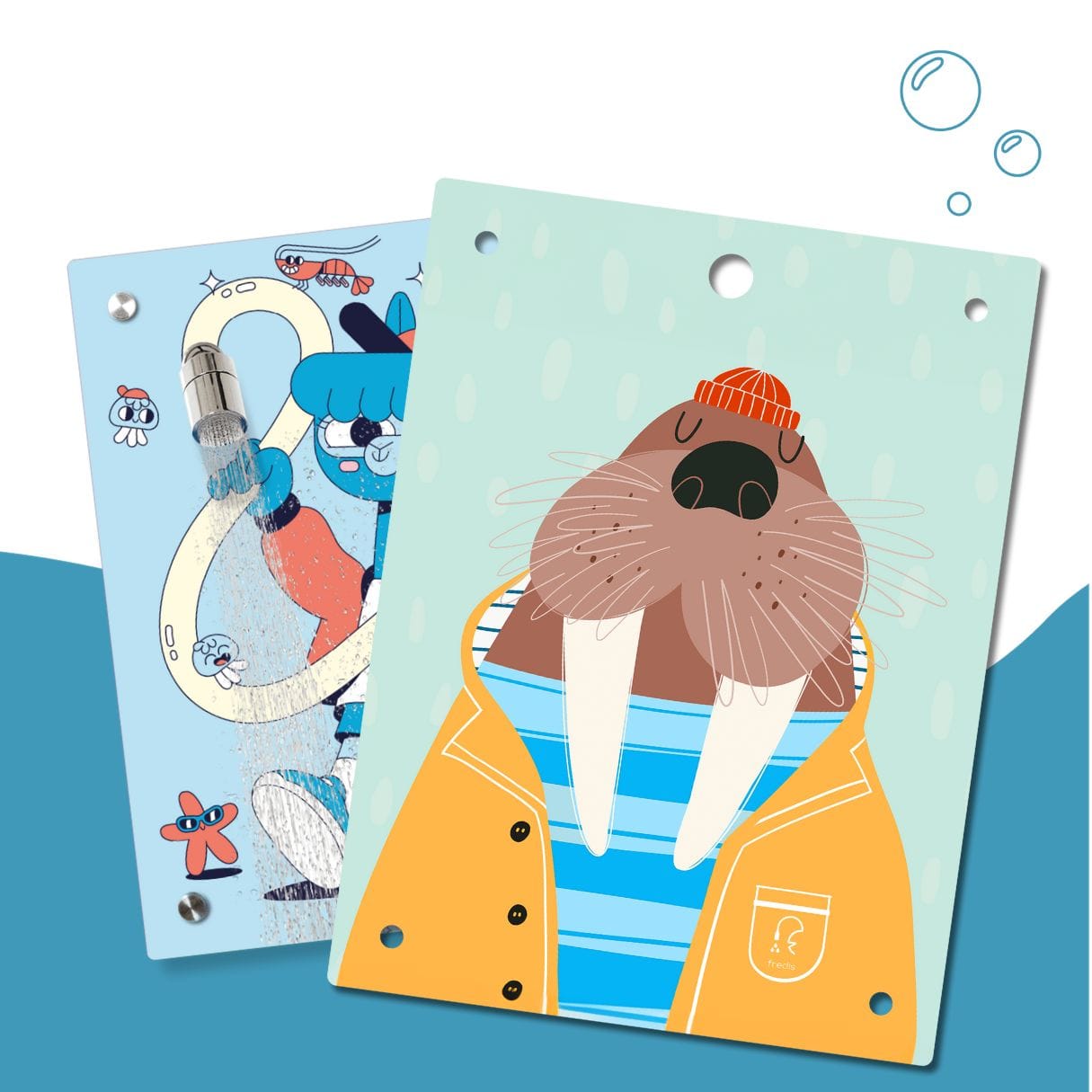 Kinderdusche Alpagua & Wechselmotiv