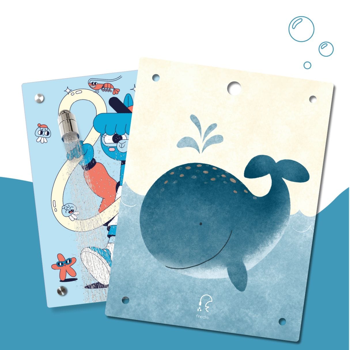 Kinderdusche Alpagua & Wechselmotiv