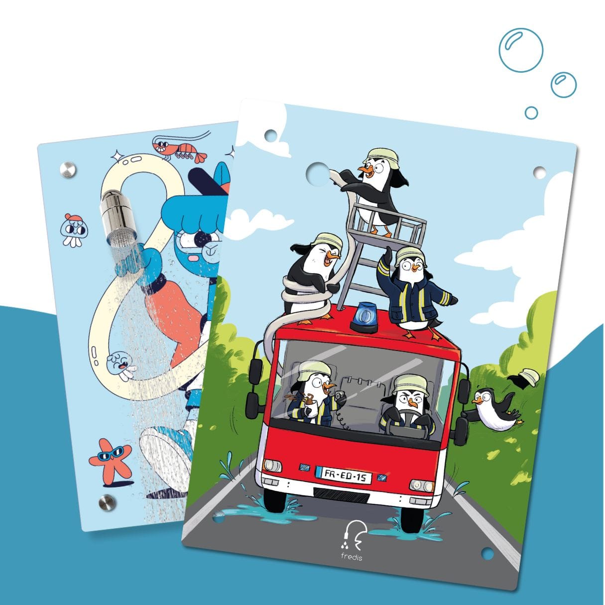 Kinderdusche Alpagua & Wechselmotiv