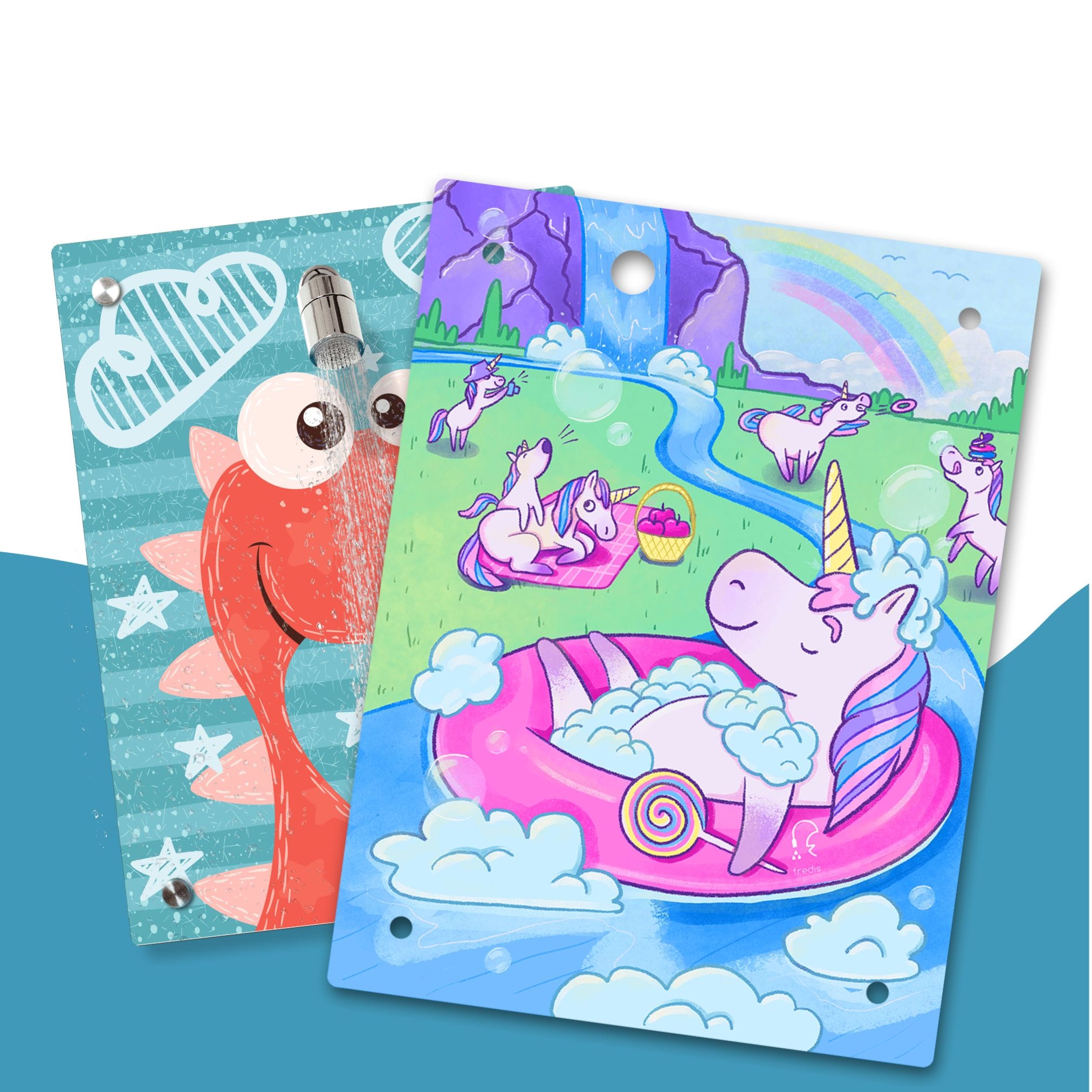 Kinderdusche Dino & Wechselmotiv