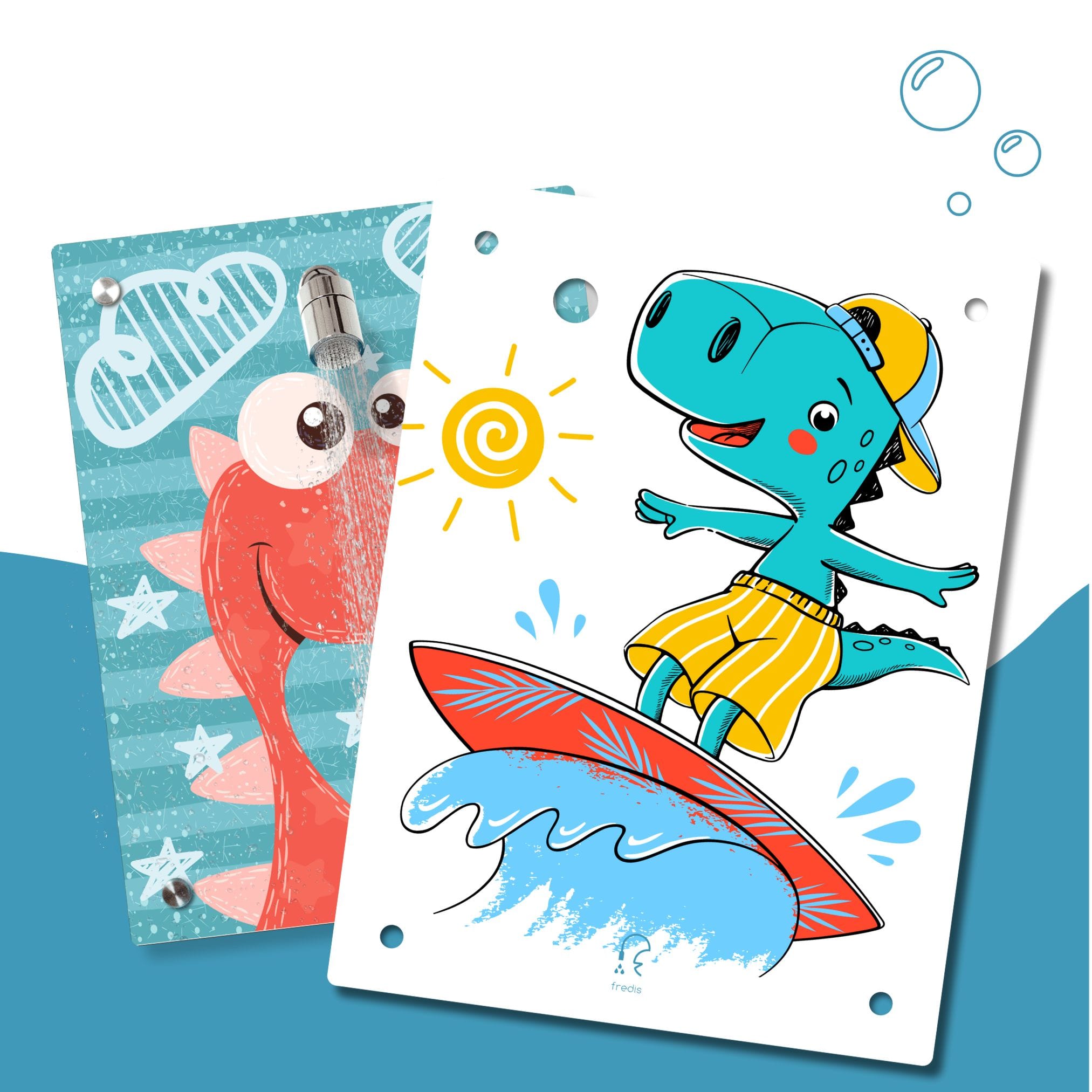 Kinderdusche Dino & Wechselmotiv