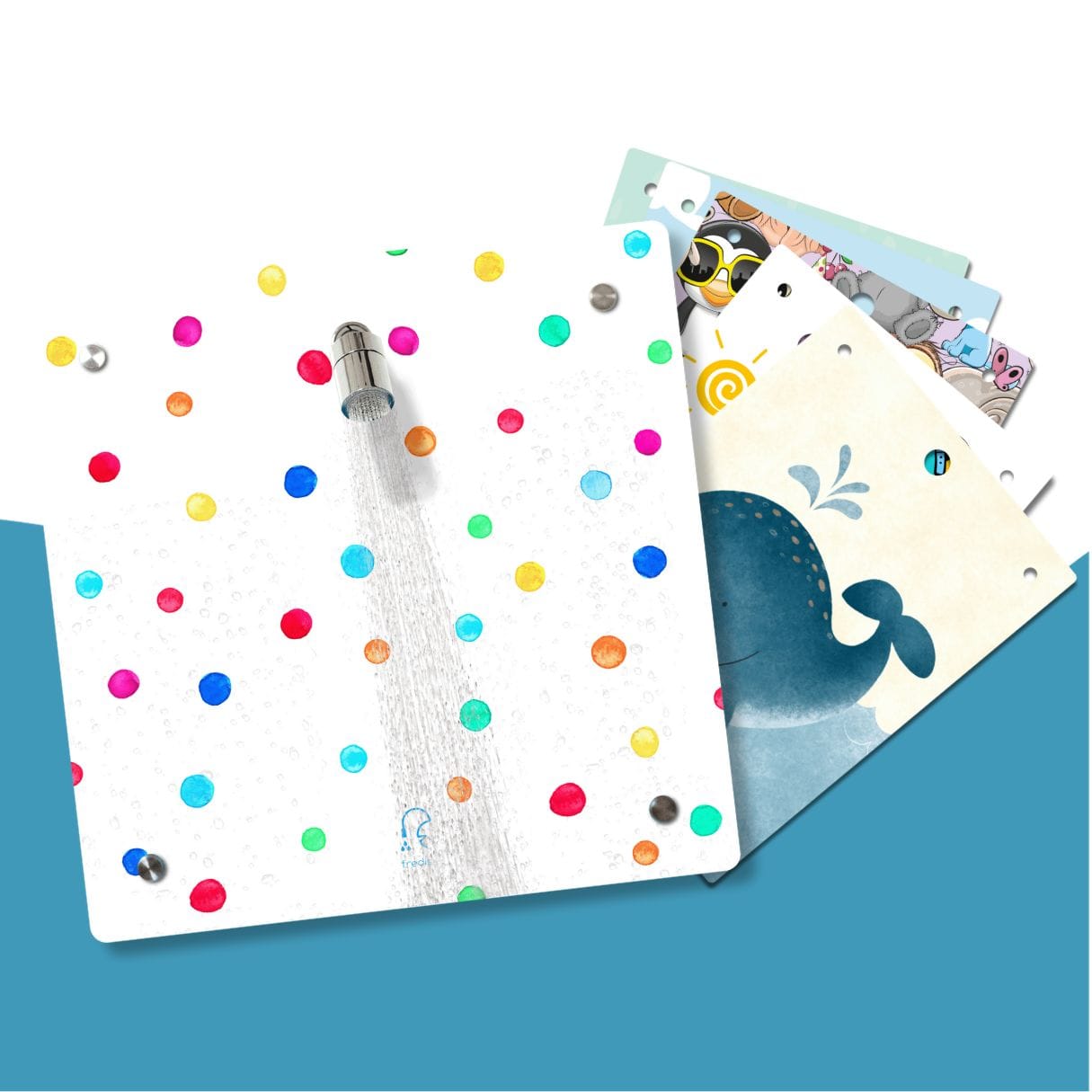 Kinderdusche Farbperlen & Wechselmotiv