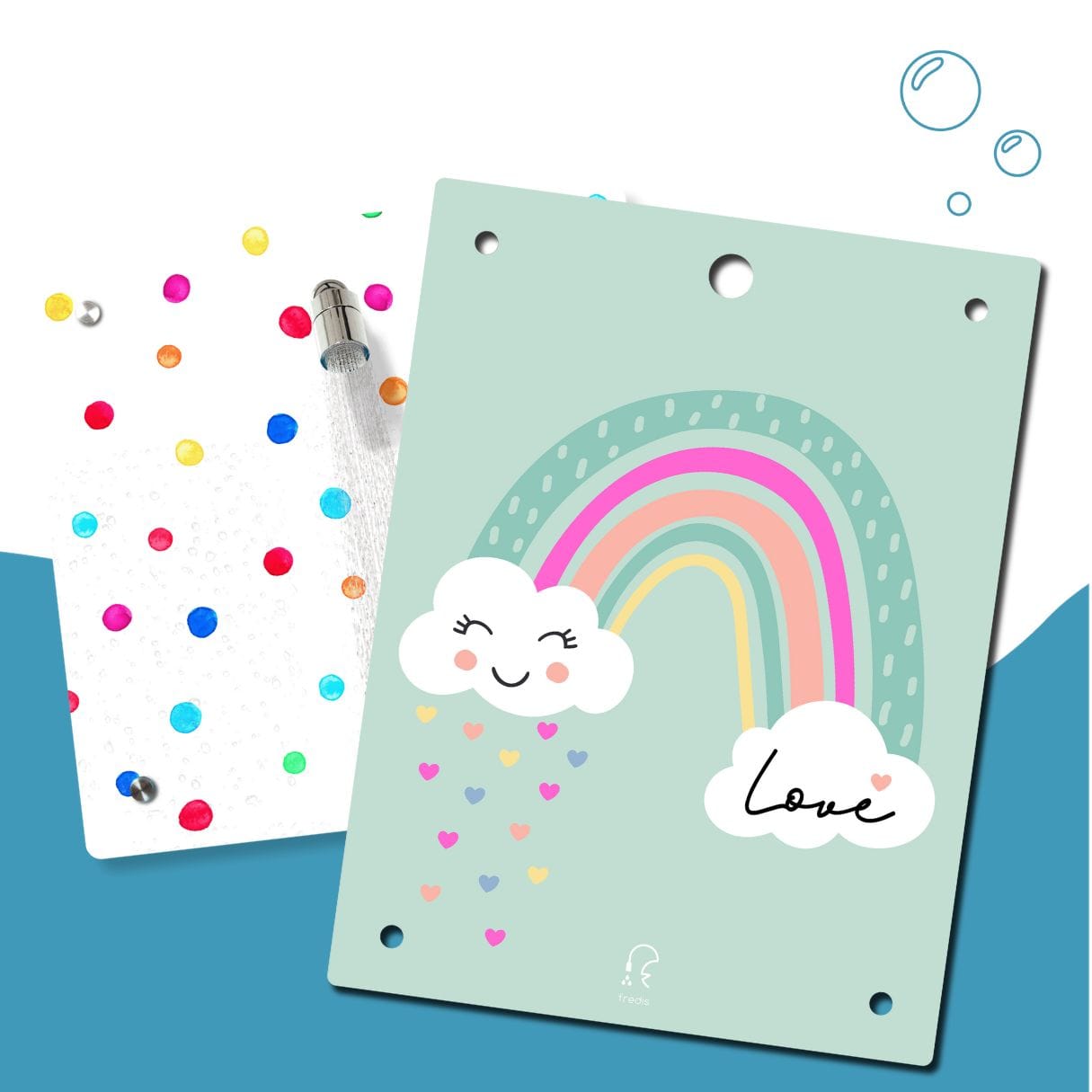 Kinderdusche Farbperlen & Wechselmotiv