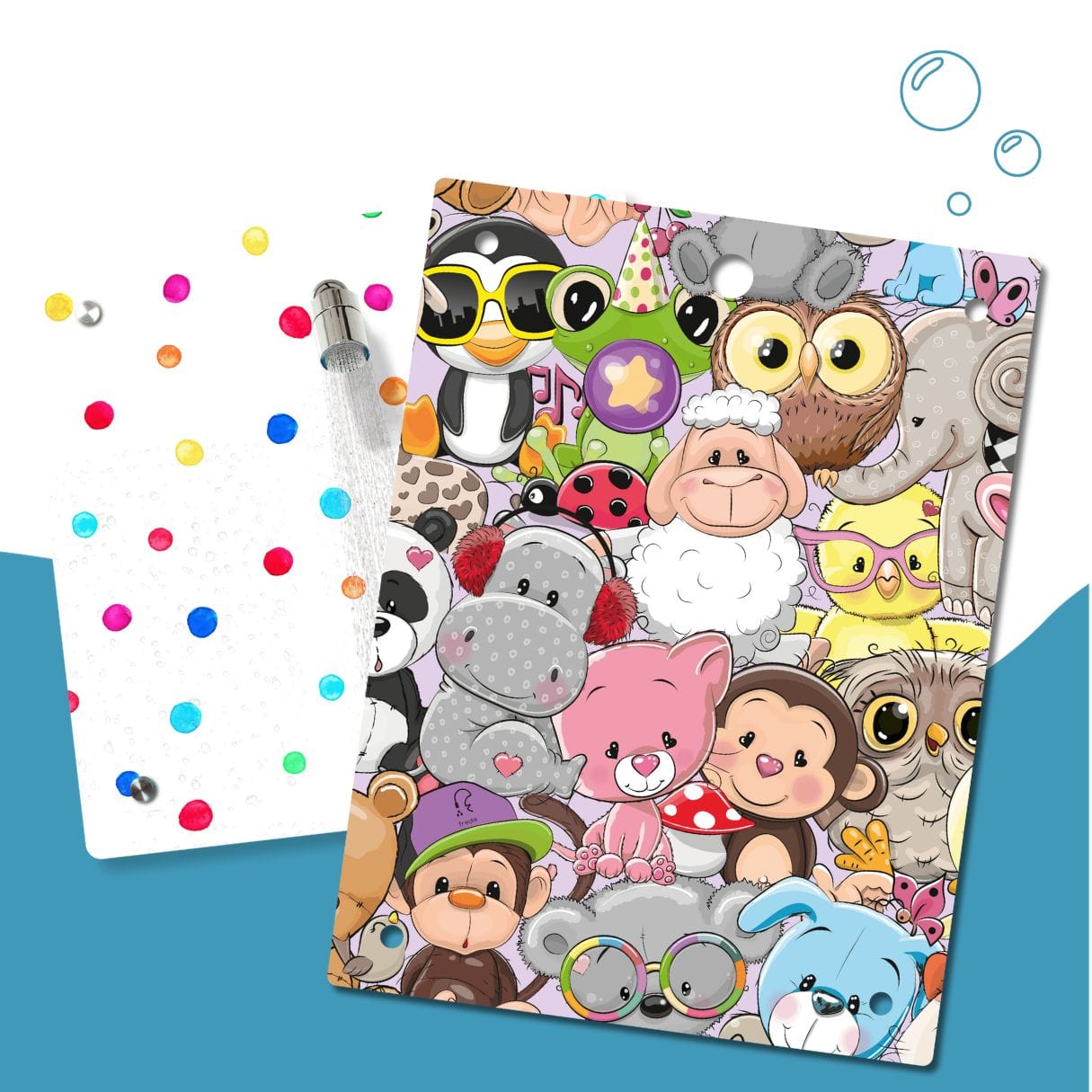 Kinderdusche Farbperlen & Wechselmotiv
