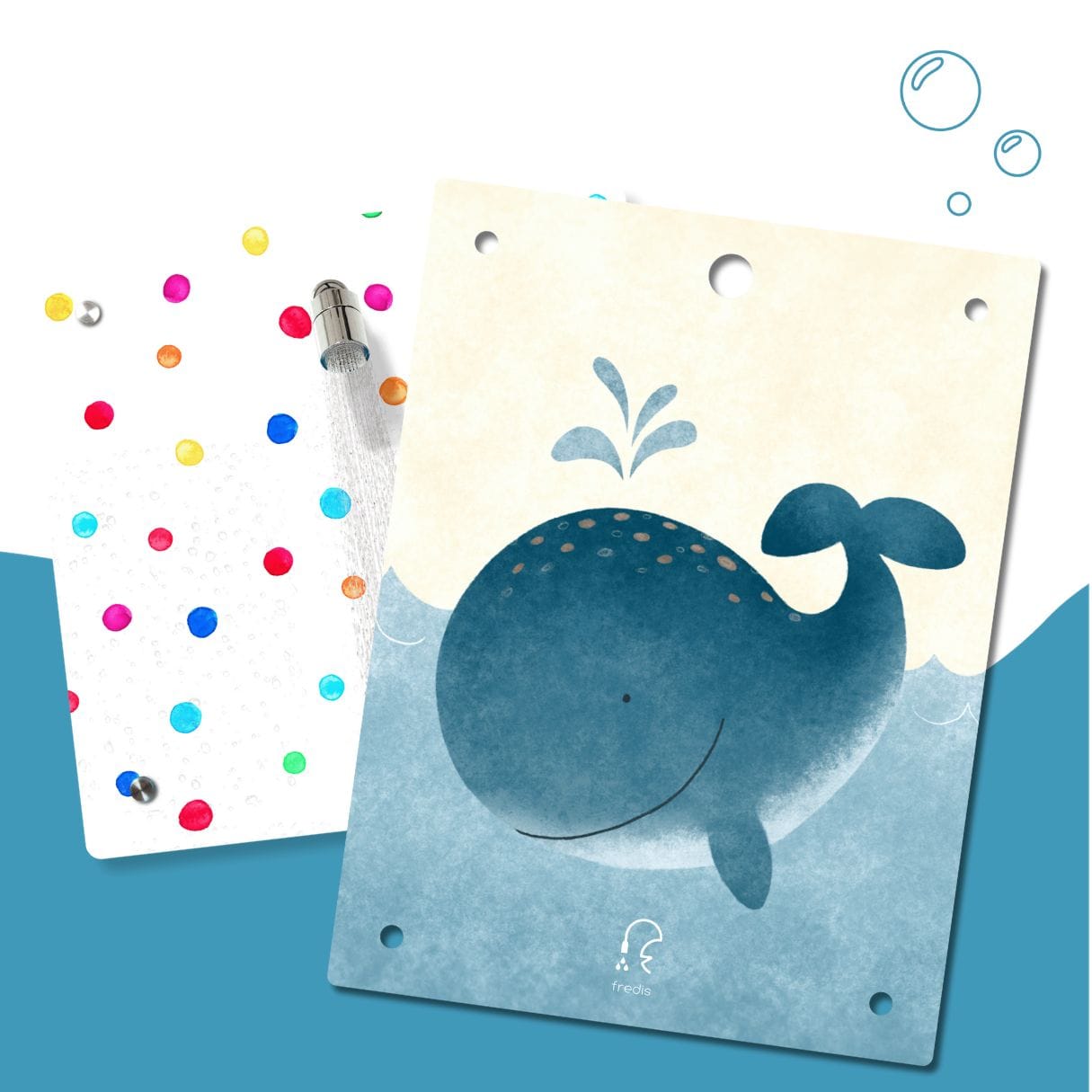 Kinderdusche Farbperlen & Wechselmotiv