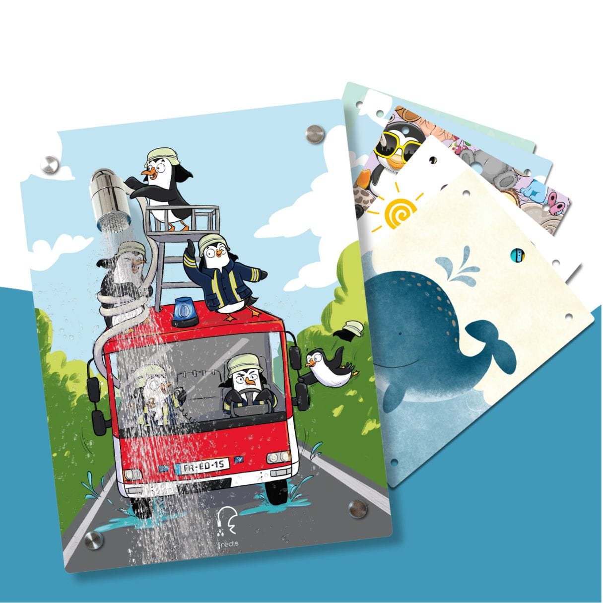 Kinderdusche Feuerwehr & Wechselmotiv