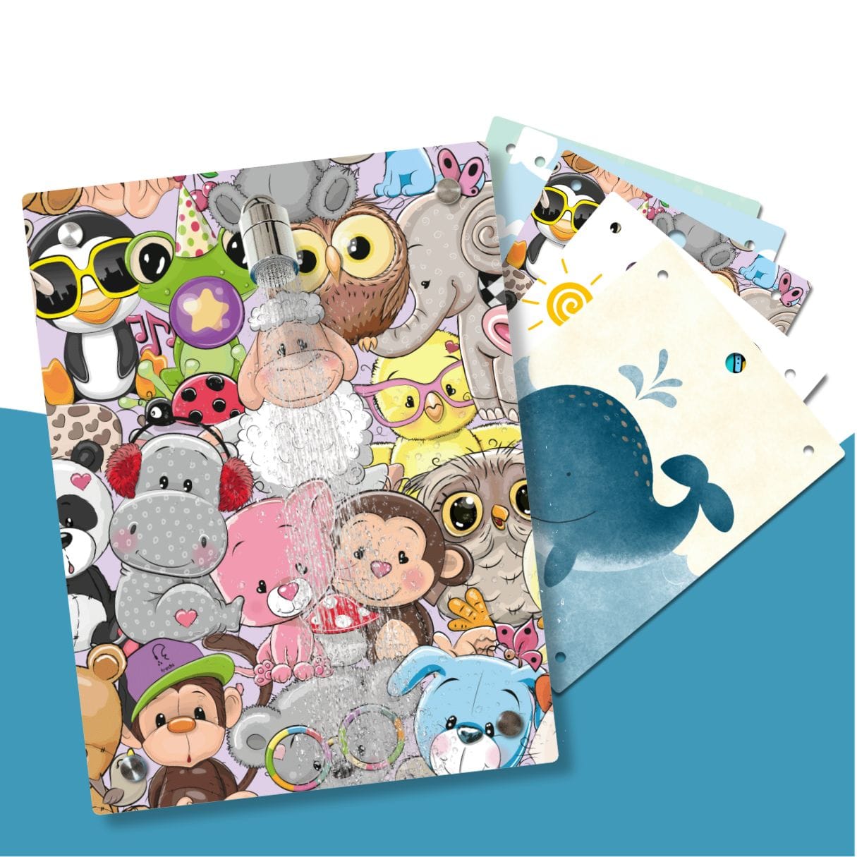 Kinderdusche Kuschelbande & Wechselmotiv