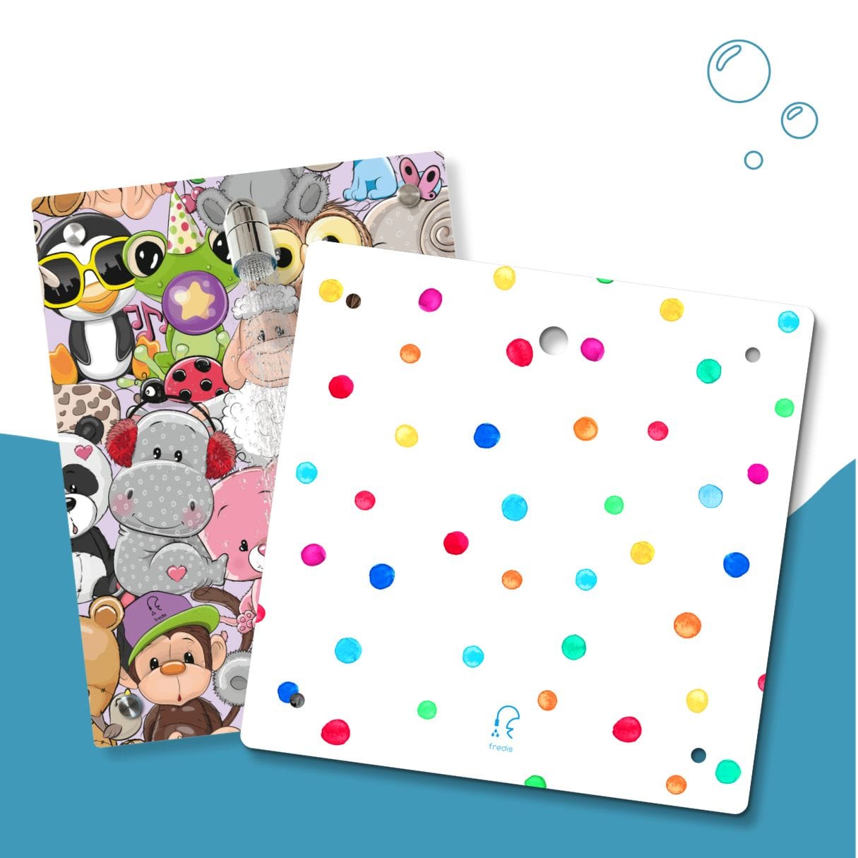 Kinderdusche Kuschelbande & Wechselmotiv