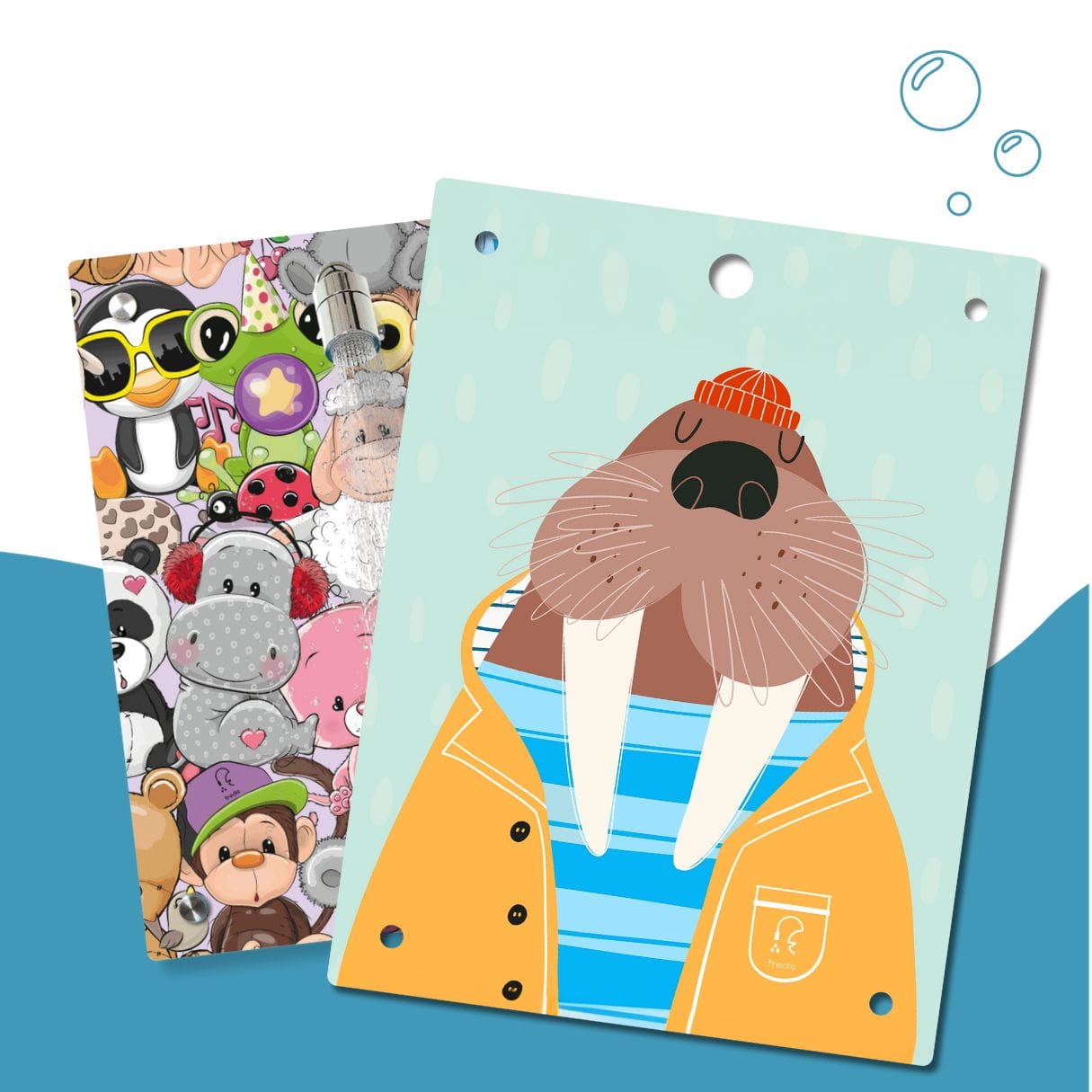Kinderdusche Kuschelbande & Wechselmotiv