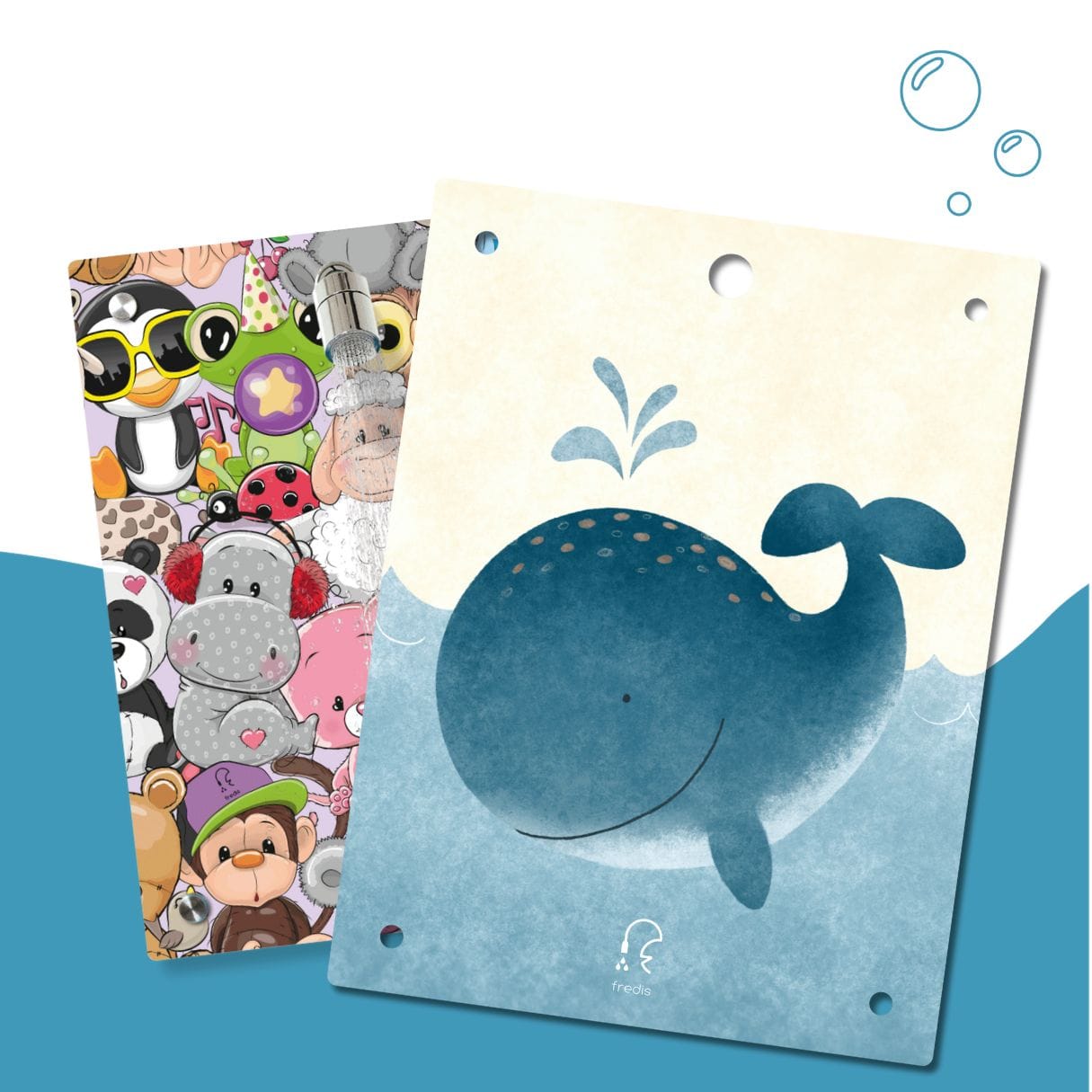 Kinderdusche Kuschelbande & Wechselmotiv
