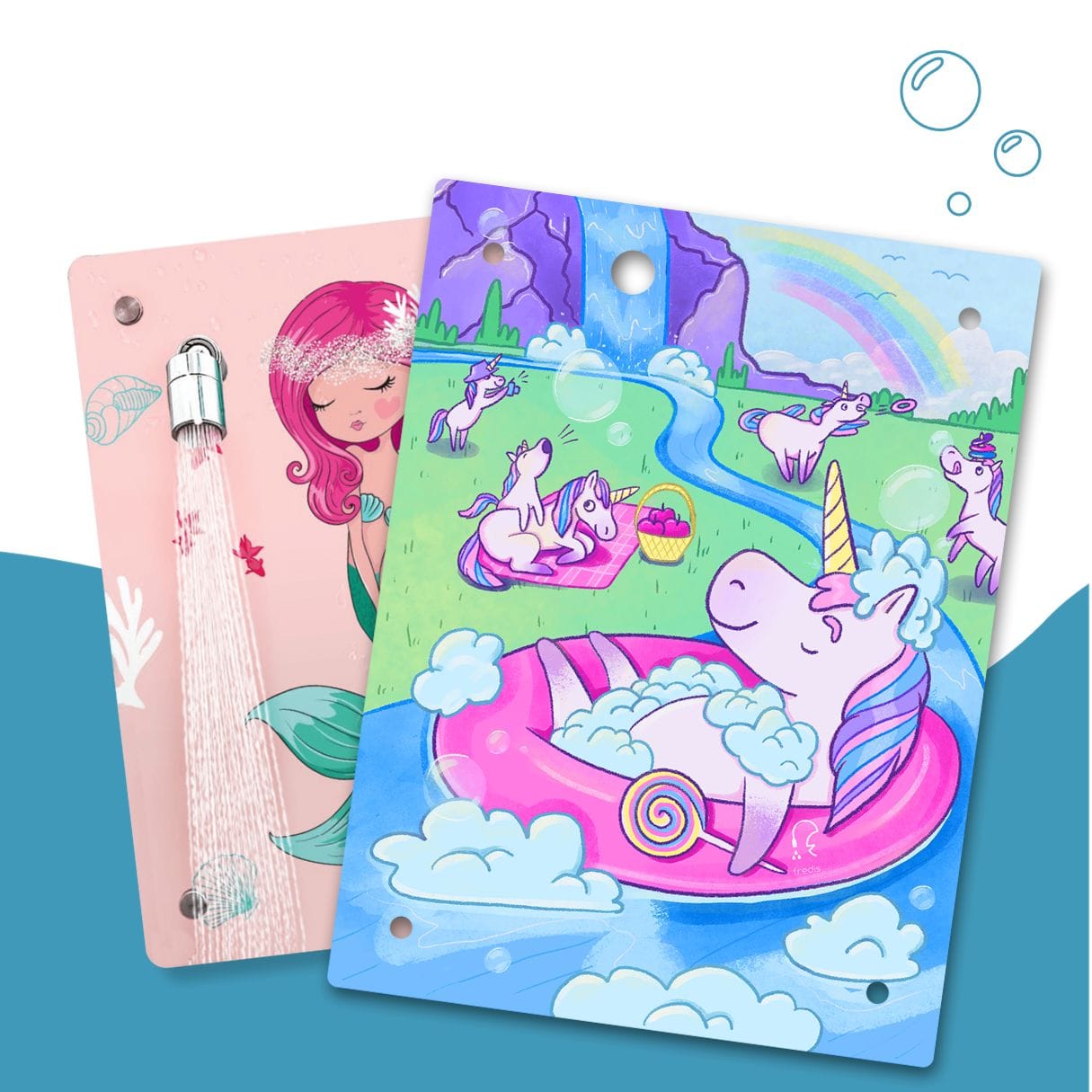 Kinderdusche Meerjungfrau & Wechselmotiv