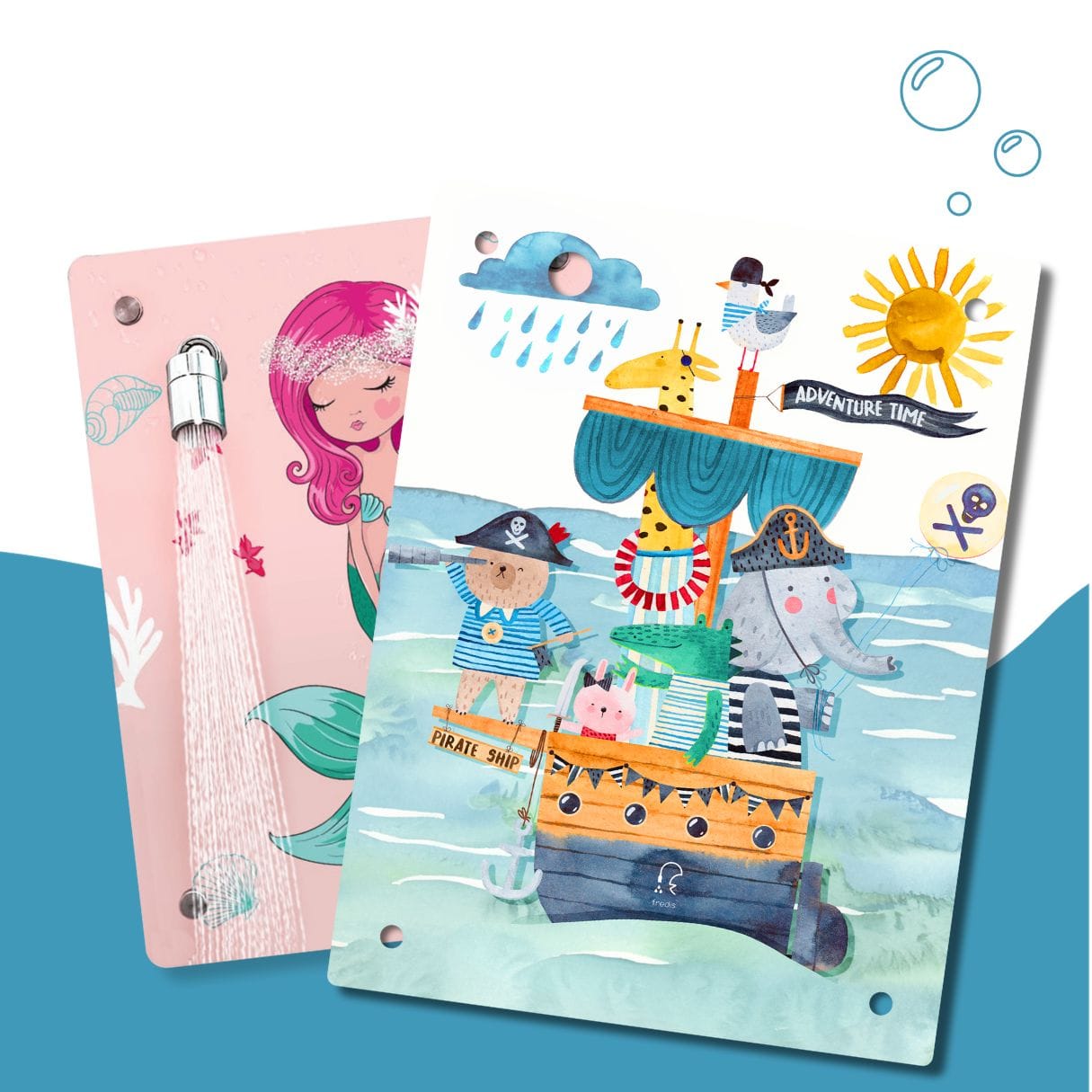 Kinderdusche Meerjungfrau & Wechselmotiv