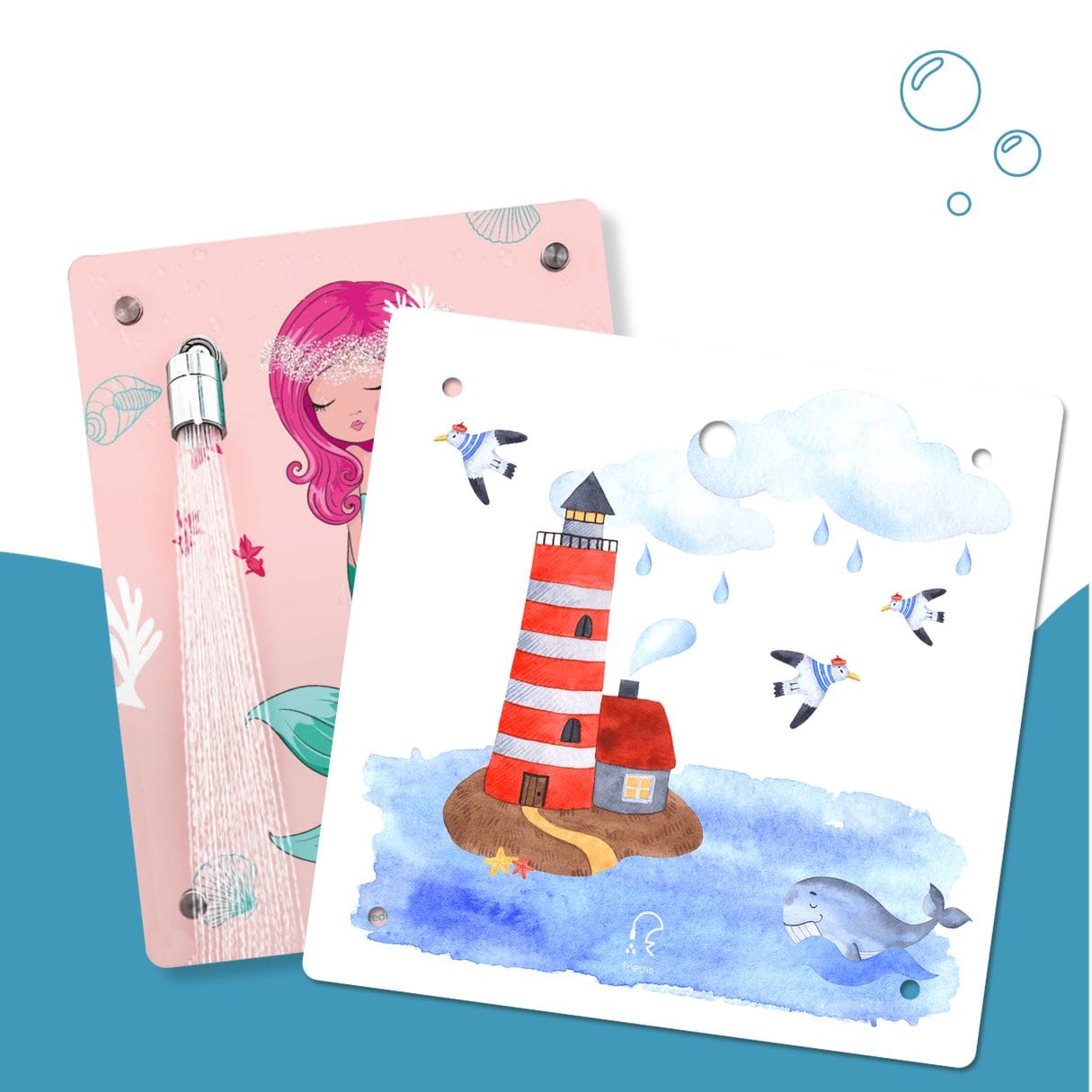 Kinderdusche Meerjungfrau & Wechselmotiv