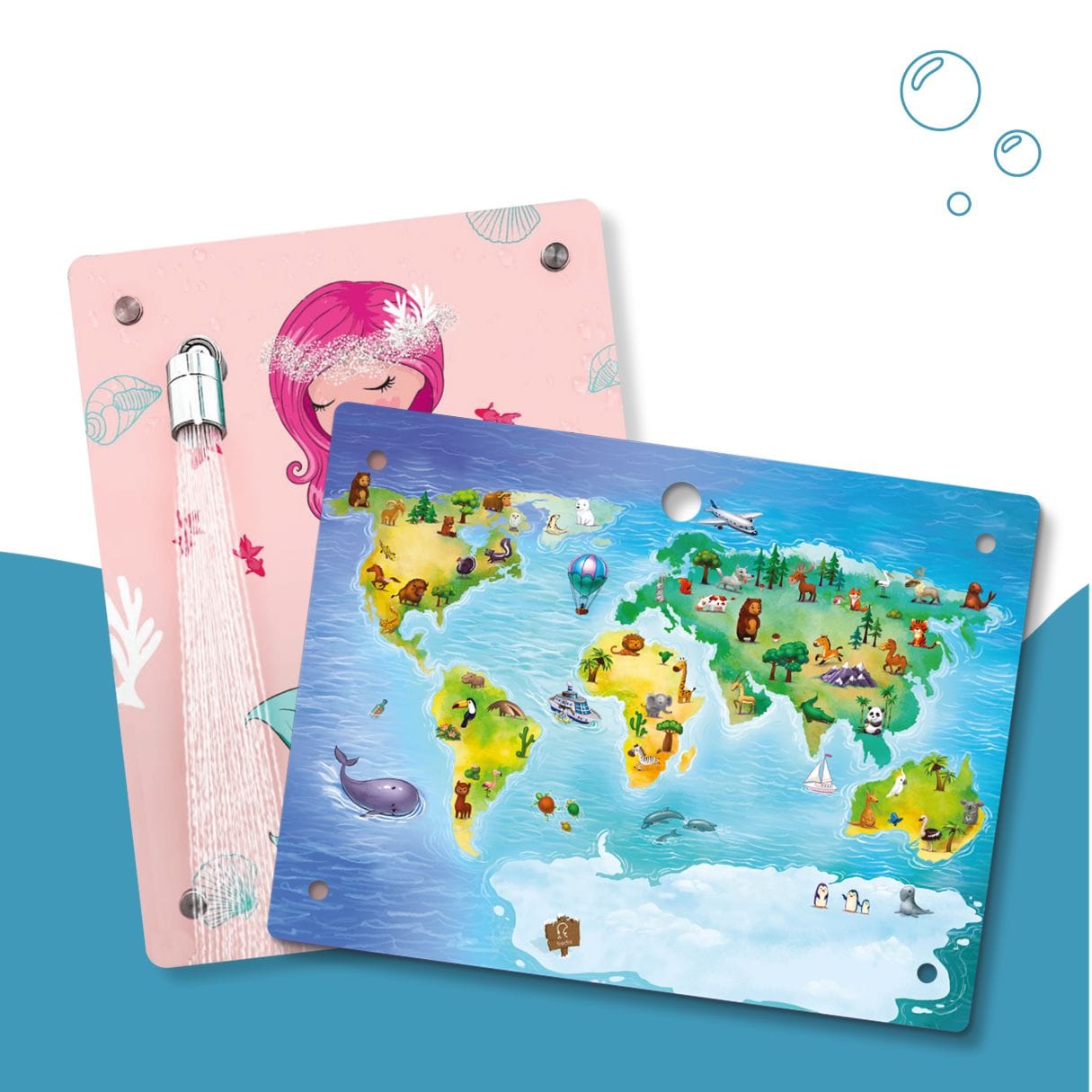 Kinderdusche Meerjungfrau & Wechselmotiv