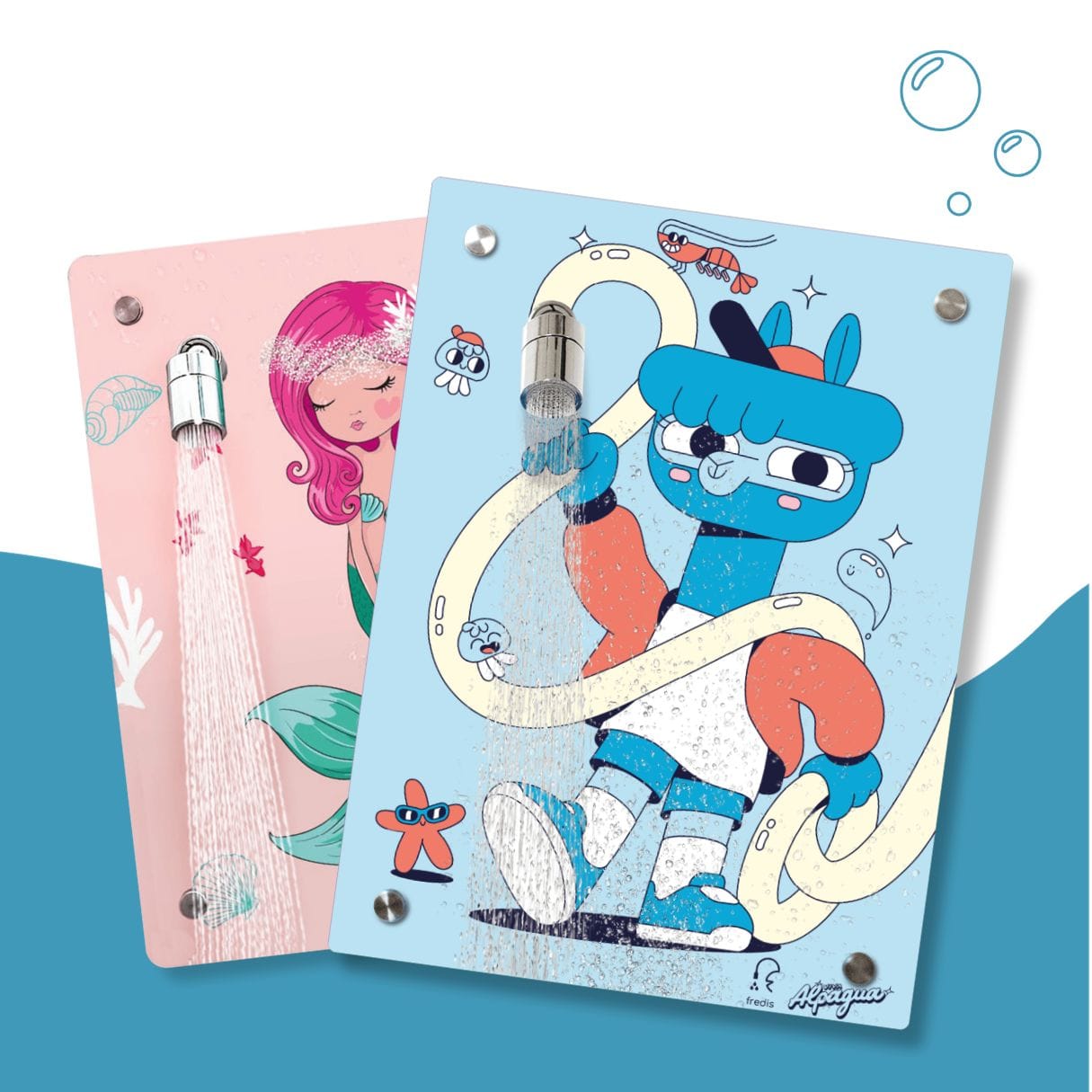 Kinderdusche Meerjungfrau & Wechselmotiv