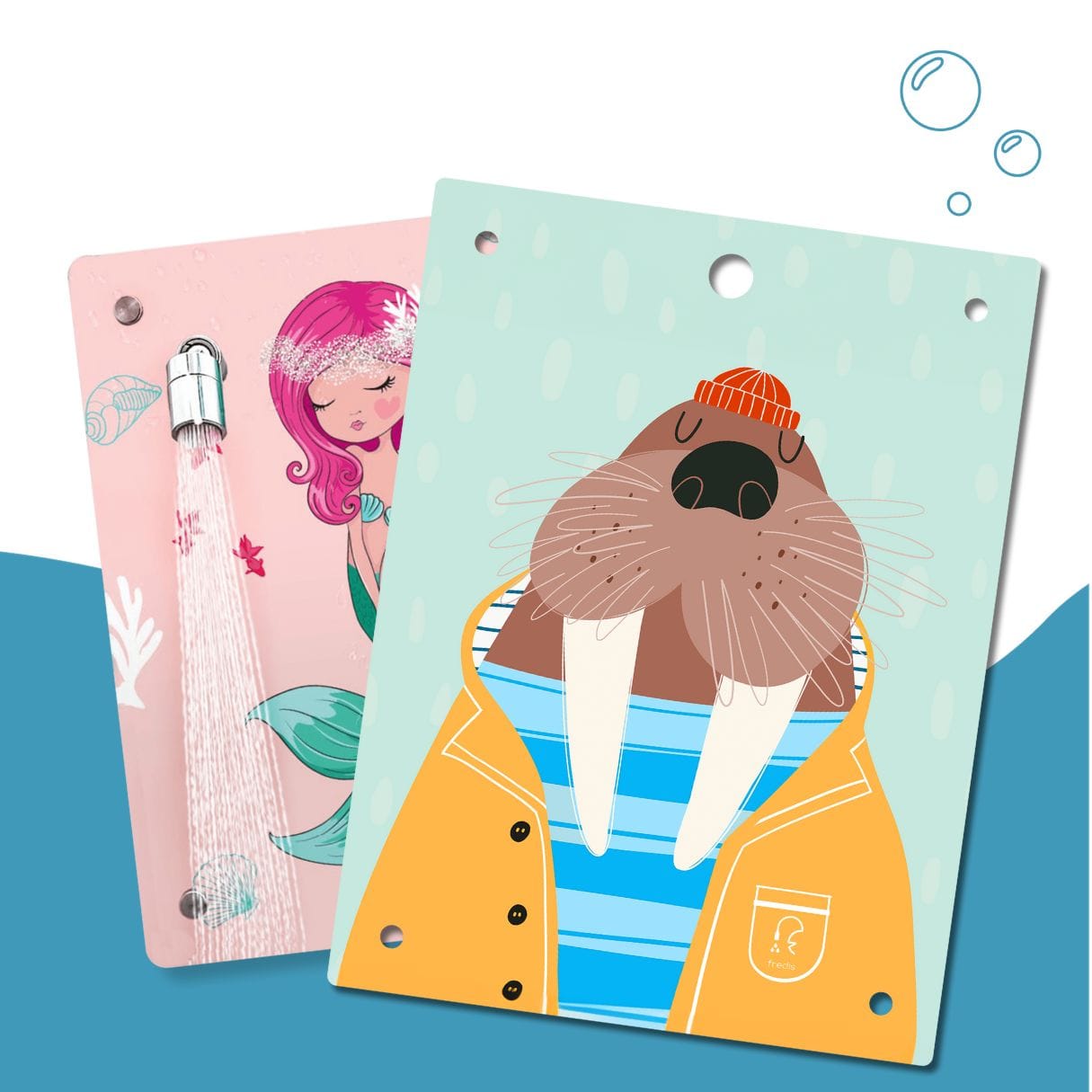 Kinderdusche Meerjungfrau & Wechselmotiv