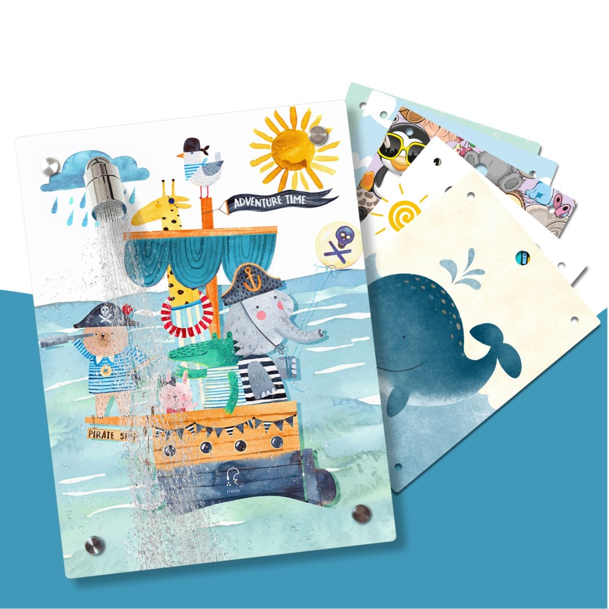 Kinderdusche Piratenschiff & Wechselmotiv