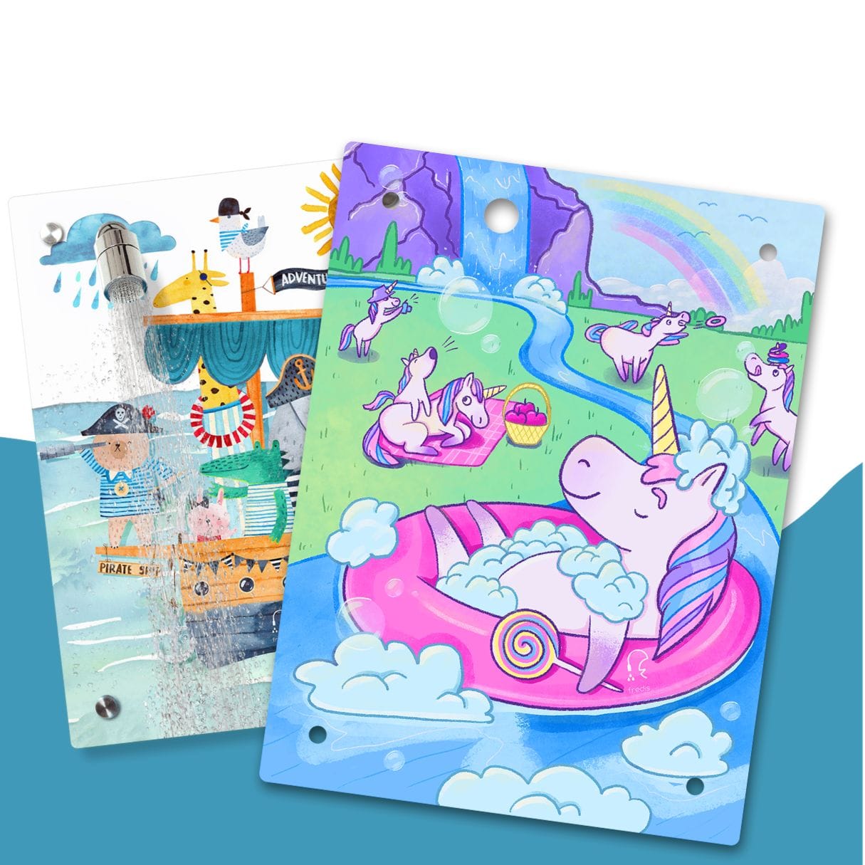 Kinderdusche Piratenschiff & Wechselmotiv