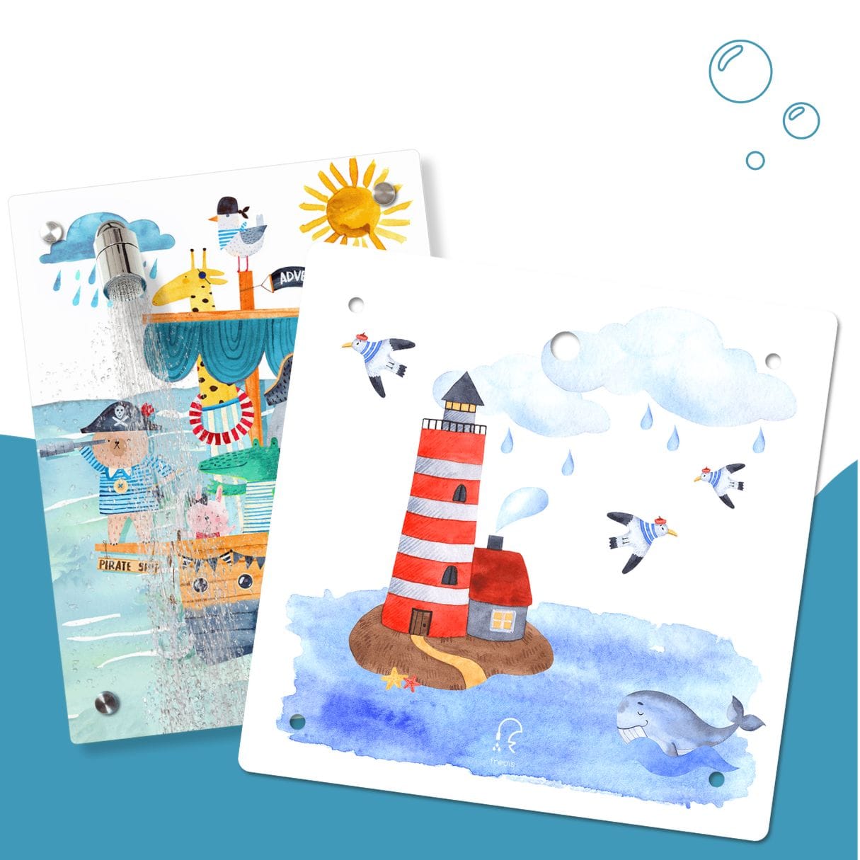 Kinderdusche Piratenschiff & Wechselmotiv