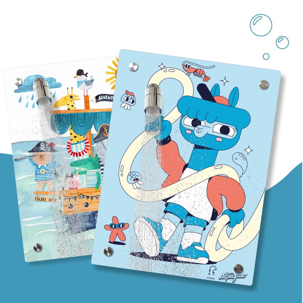 Kinderdusche Piratenschiff & Wechselmotiv