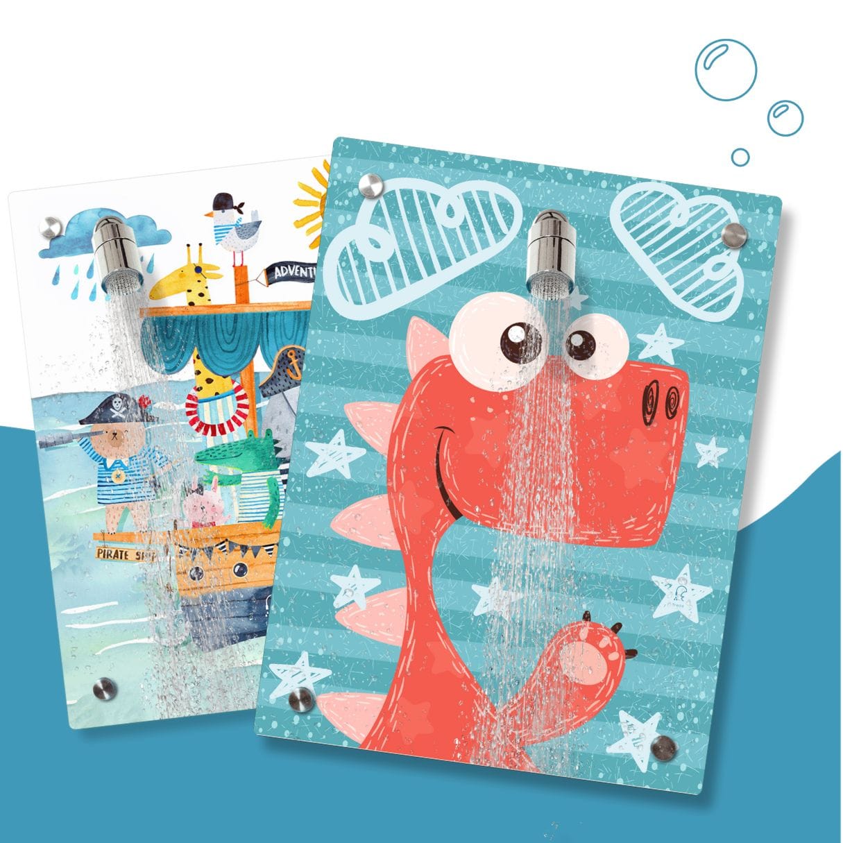 Kinderdusche Piratenschiff & Wechselmotiv