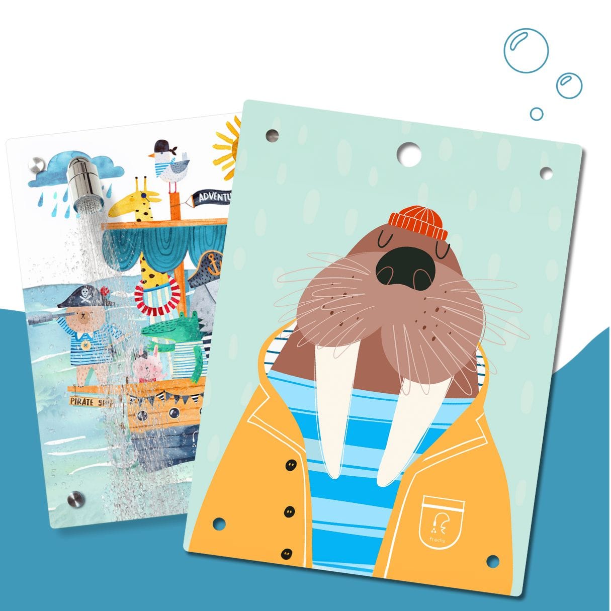 Kinderdusche Piratenschiff & Wechselmotiv
