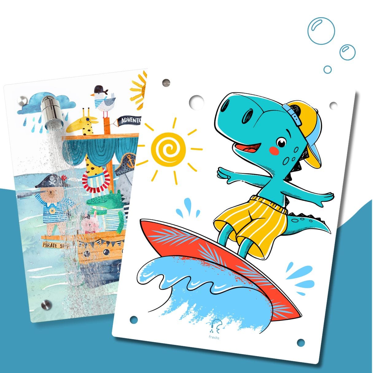 Kinderdusche Piratenschiff & Wechselmotiv