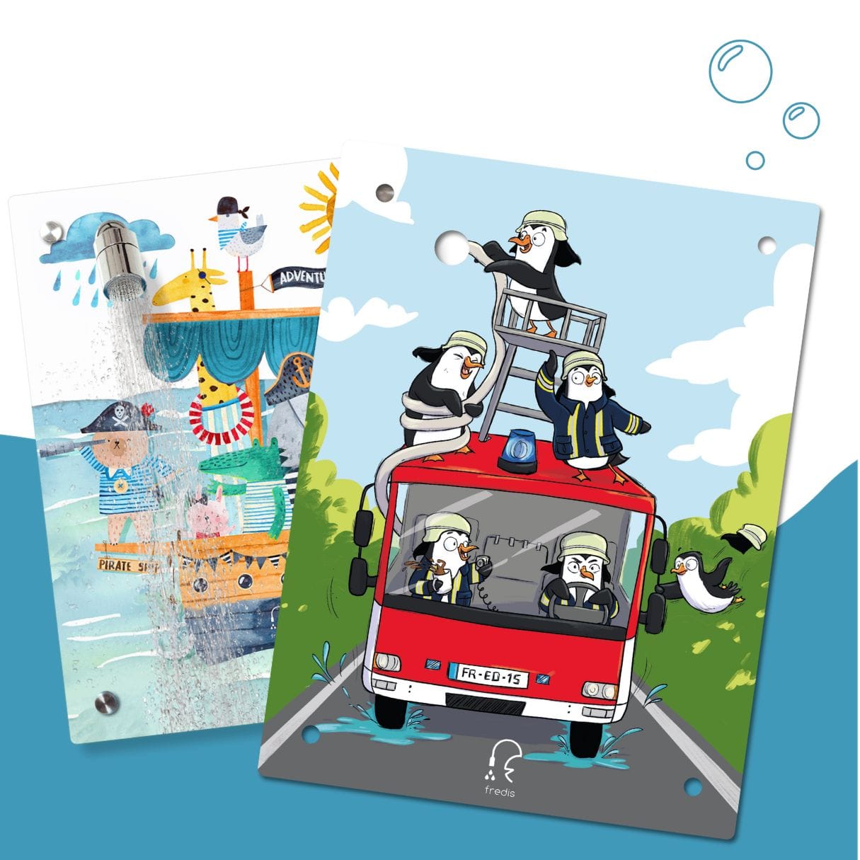 Kinderdusche Piratenschiff & Wechselmotiv