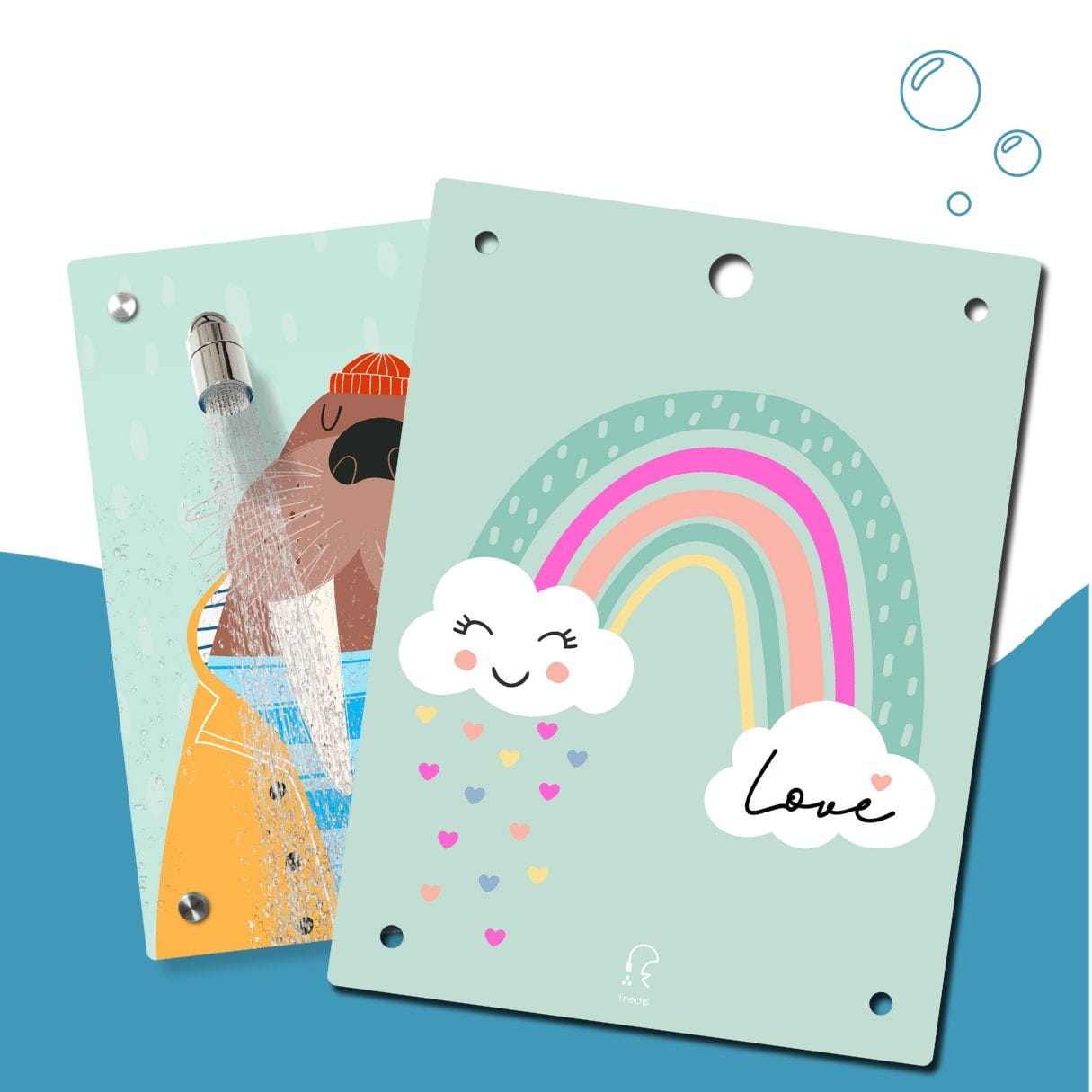 Kinderdusche Walross & Wechselmotiv