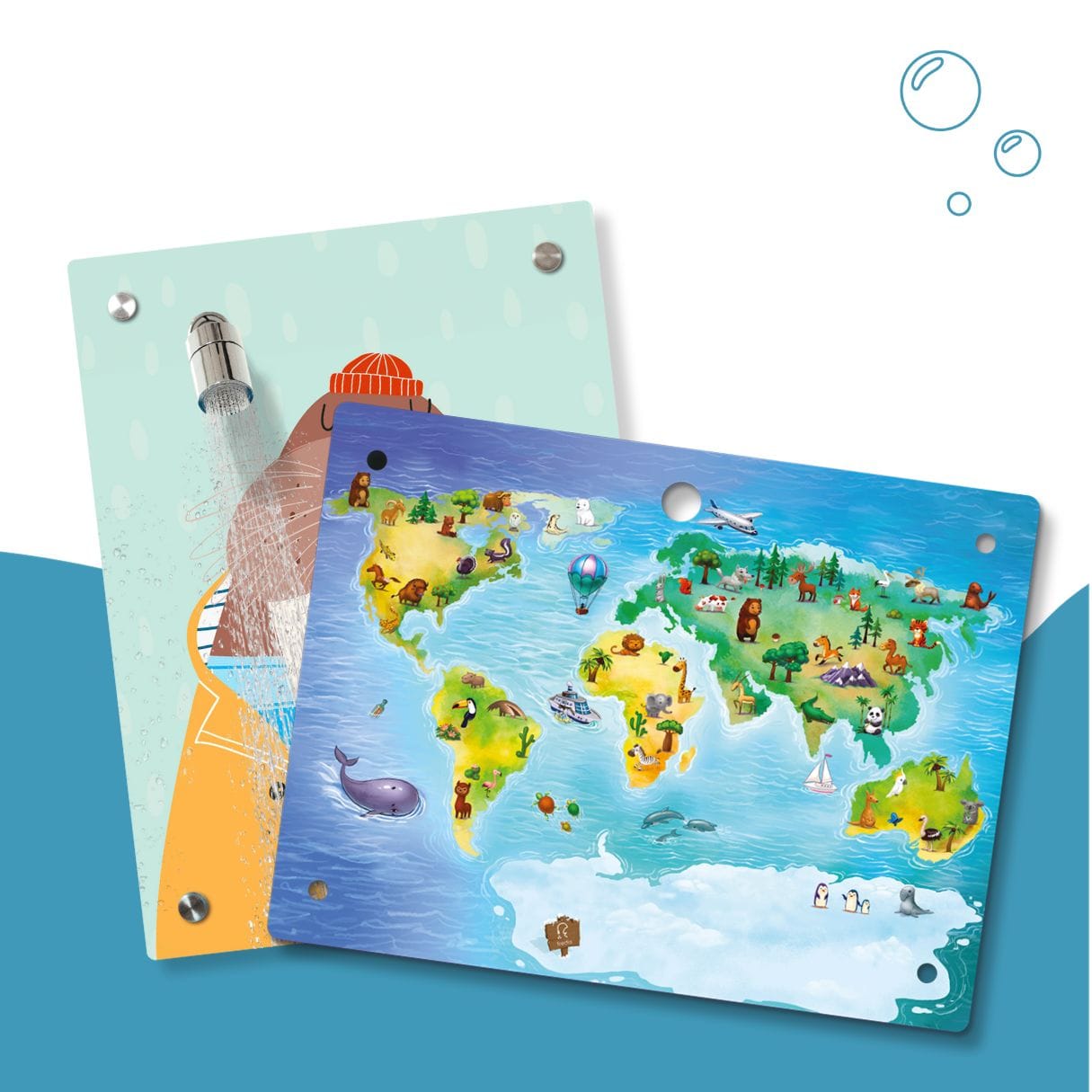 Kinderdusche Walross & Wechselmotiv