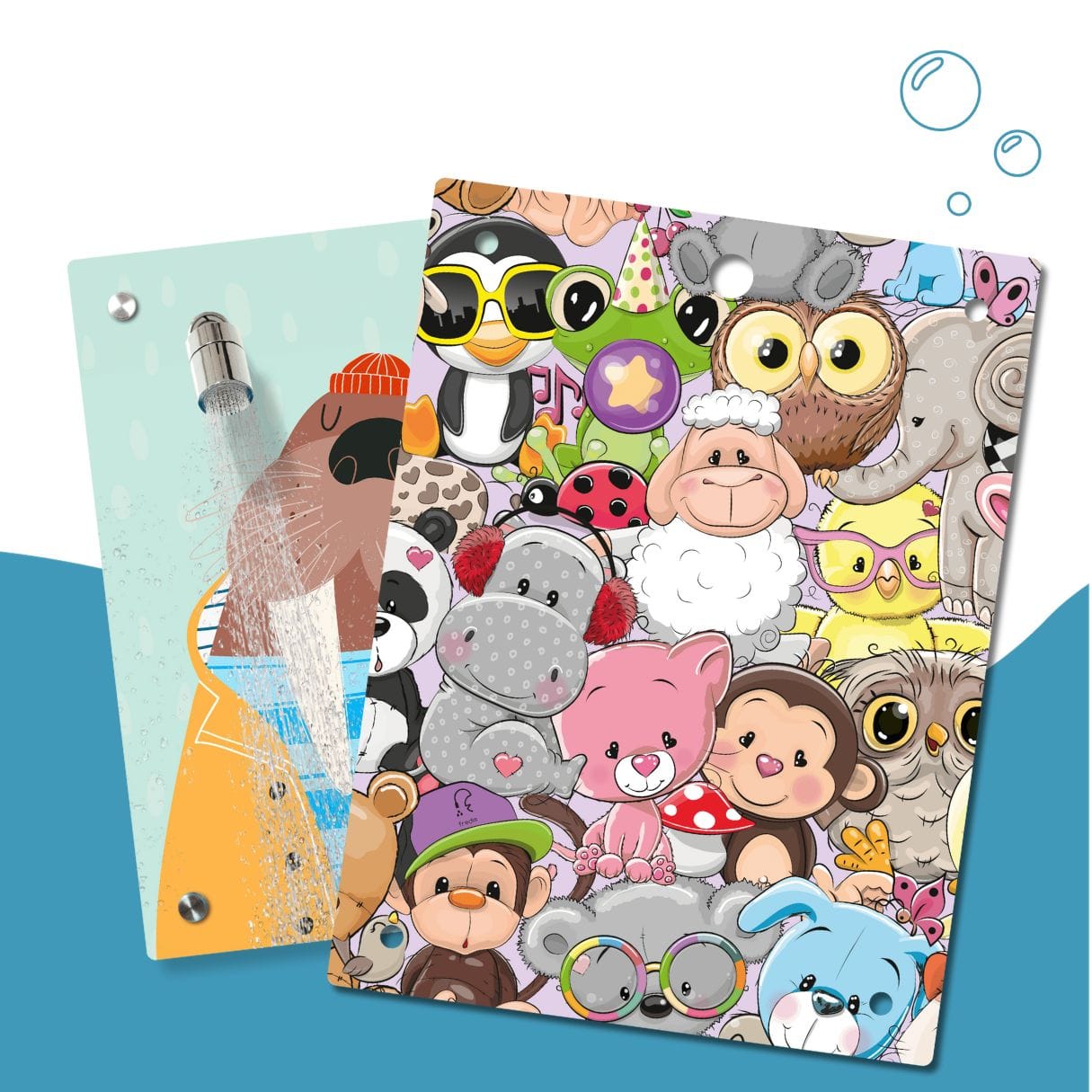Kinderdusche Walross & Wechselmotiv