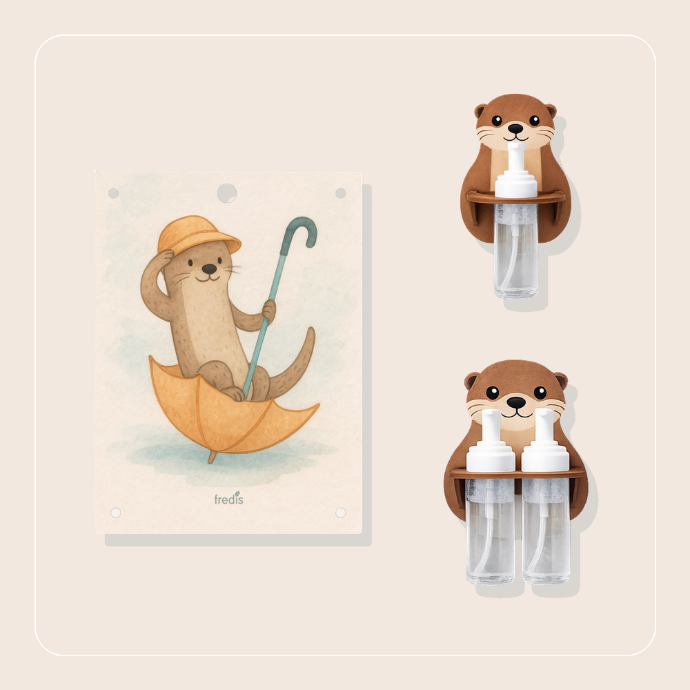 Schaumspender Otter mit Wechselmotiv fredi