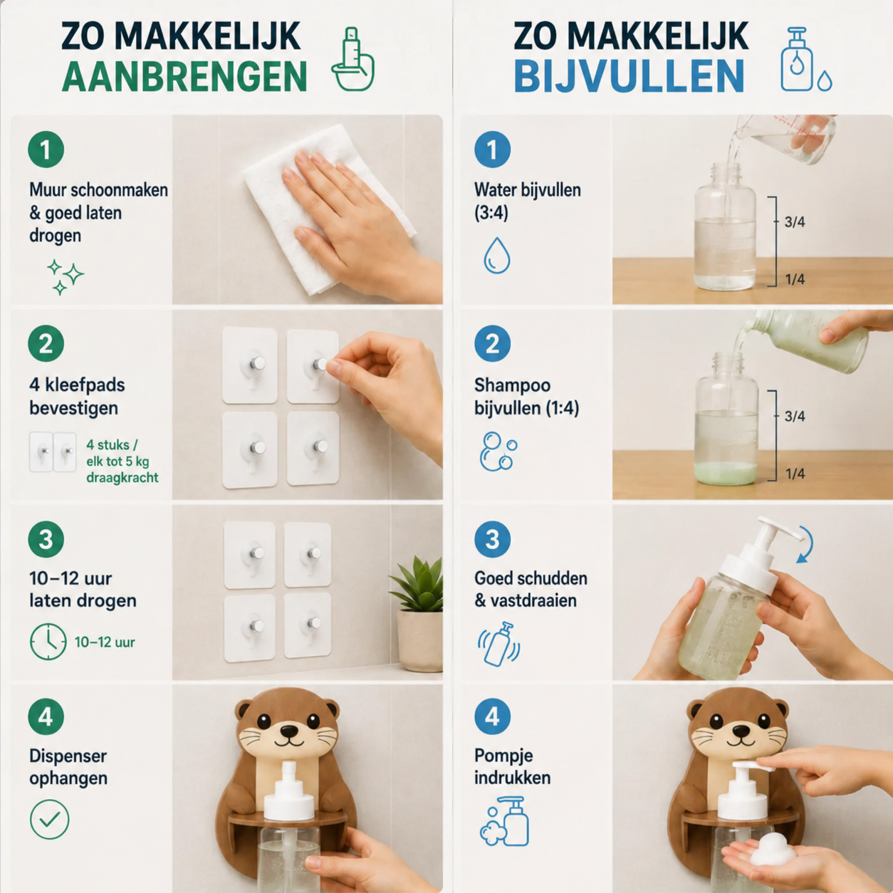 fredis Kinderdouche en schuimdispenser afbeelding 4