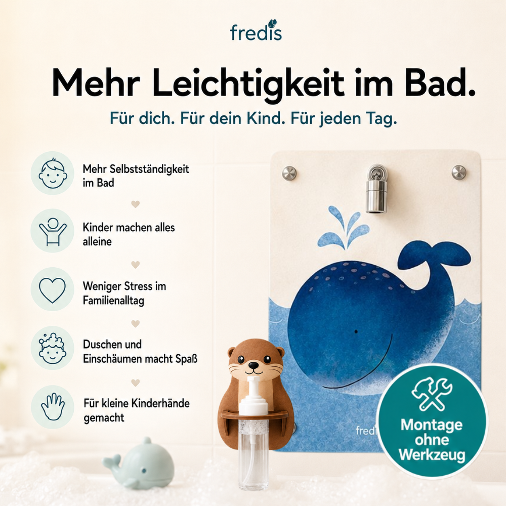 Vorteile der fredis Kinderdusche