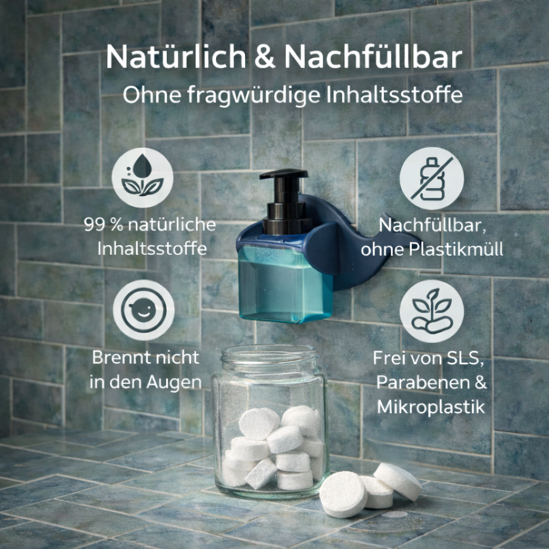 Schaumspender für die Dusche