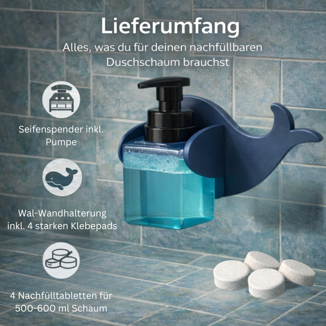 Schaumspender für die Dusche