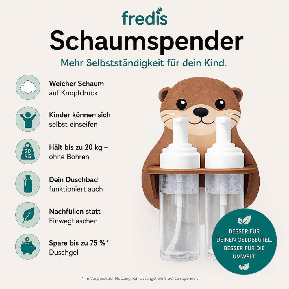 Schaumspender für die Dusche